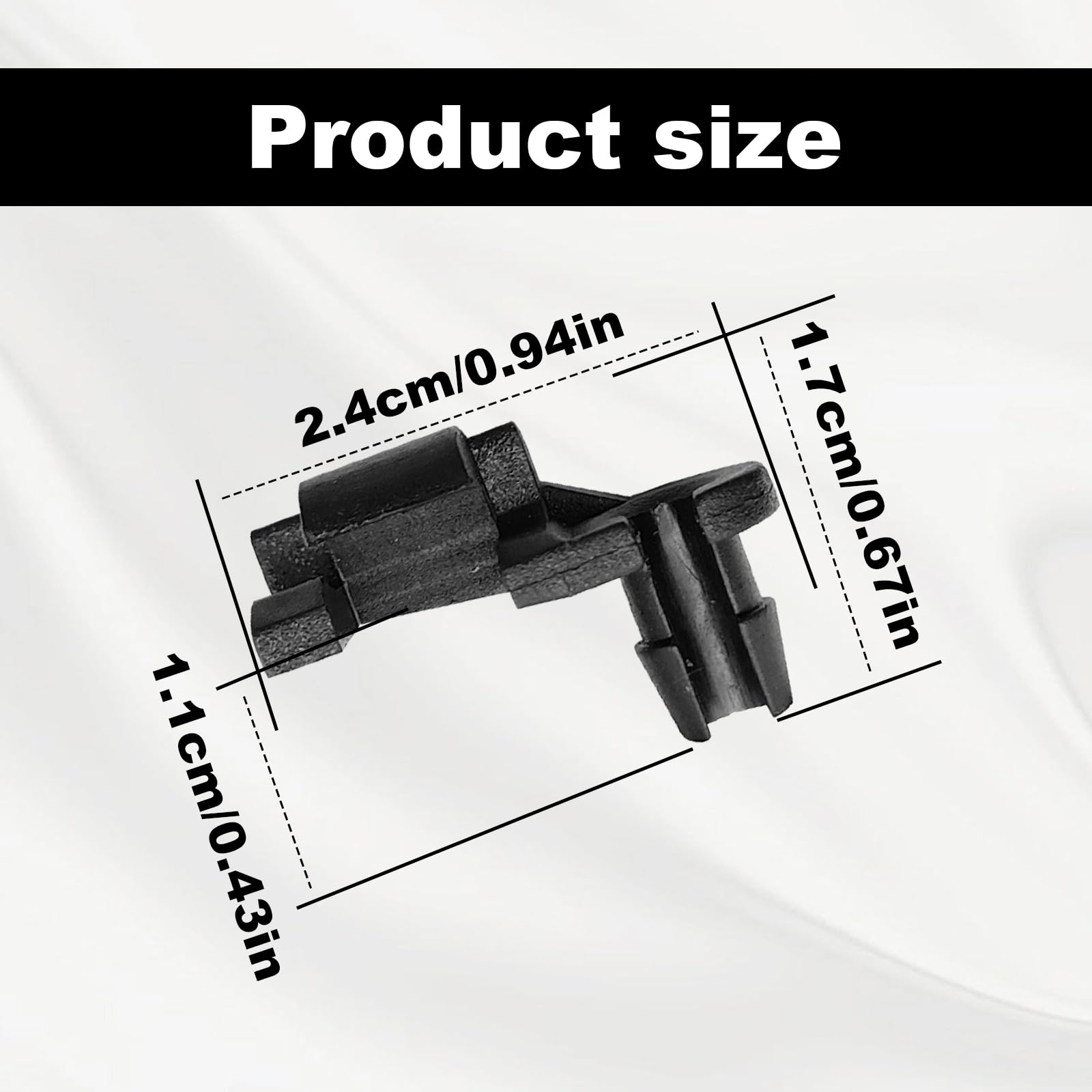 10 Sets Door Lock Rod Car Clips Hood Latch Locking Push Clip Kit, 5/32 Rod Size For Gm Ford Chevrolet Chrysler Pontiac Buick Cadillac Dodge Oldsmobile Pickups Suvs