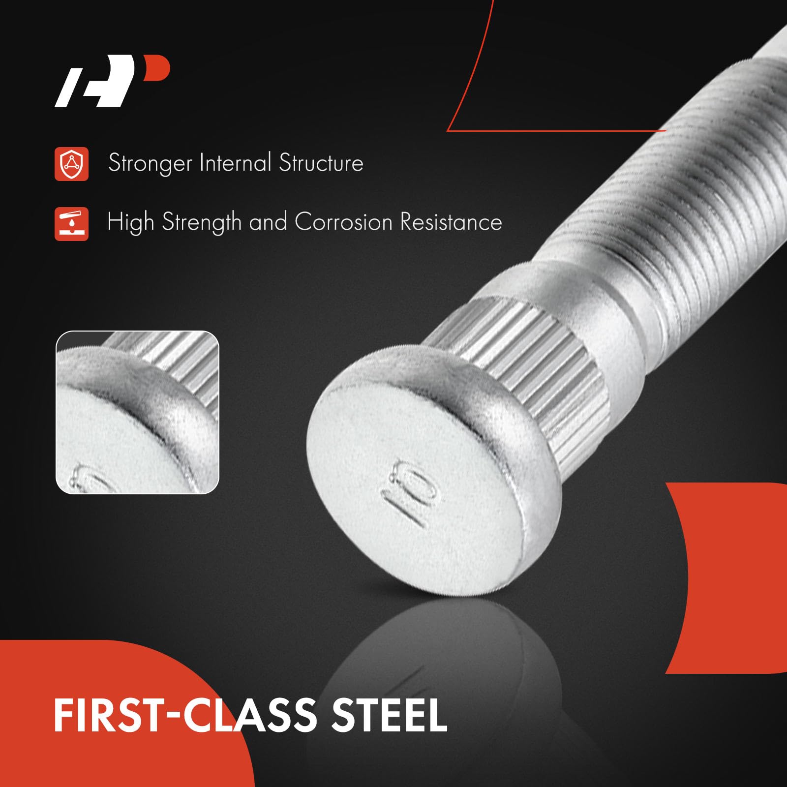 A-Premium 12Pcs Wheel Studs M14 X 1.50 & 31Mm Long Lug Studs Compatible With Chevrolet Silverado Tahoe Express Gmc Sierra Yukon Cadillac Hummer