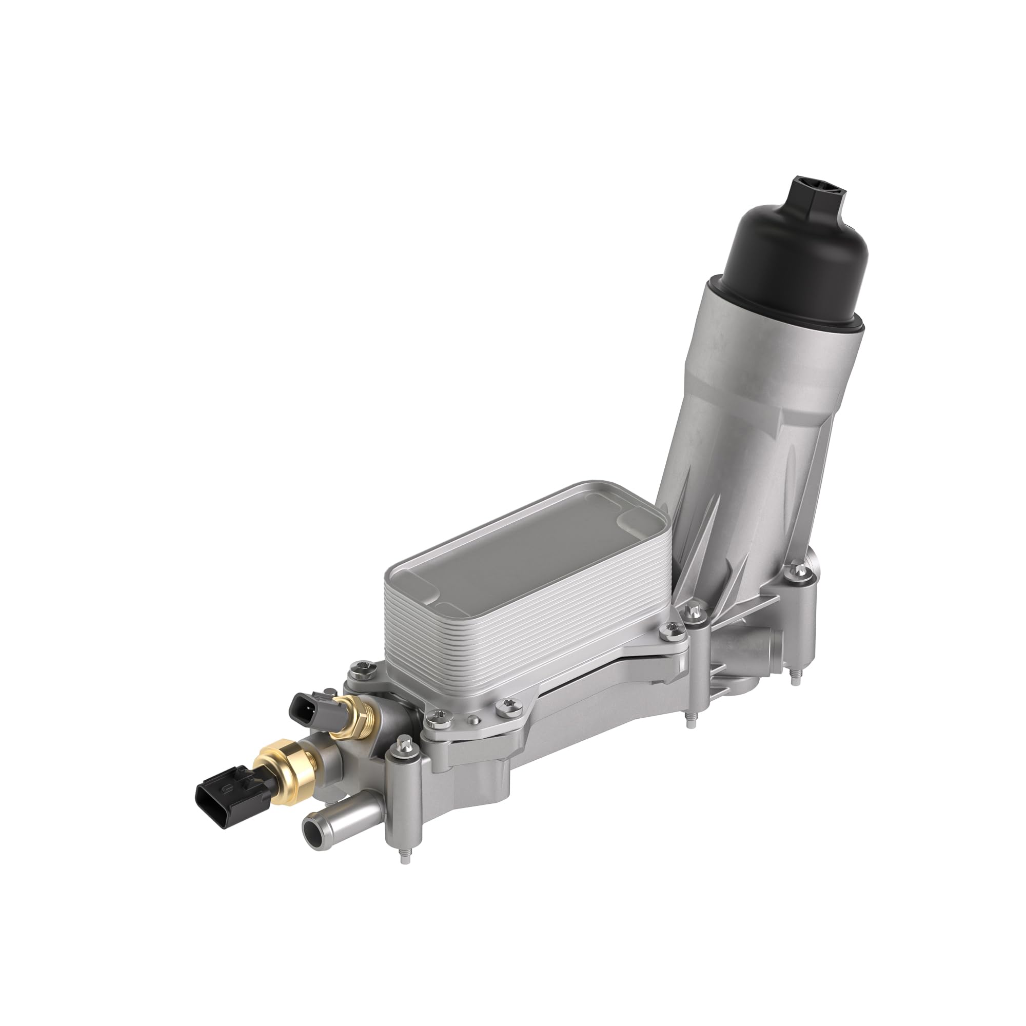 XINLIN 926-959 Upgraded Aluminum Engine Oil Filter Housing Kit witn Oil Cooler Fit for 2011-2016 Dodge Journey Charger Challenge