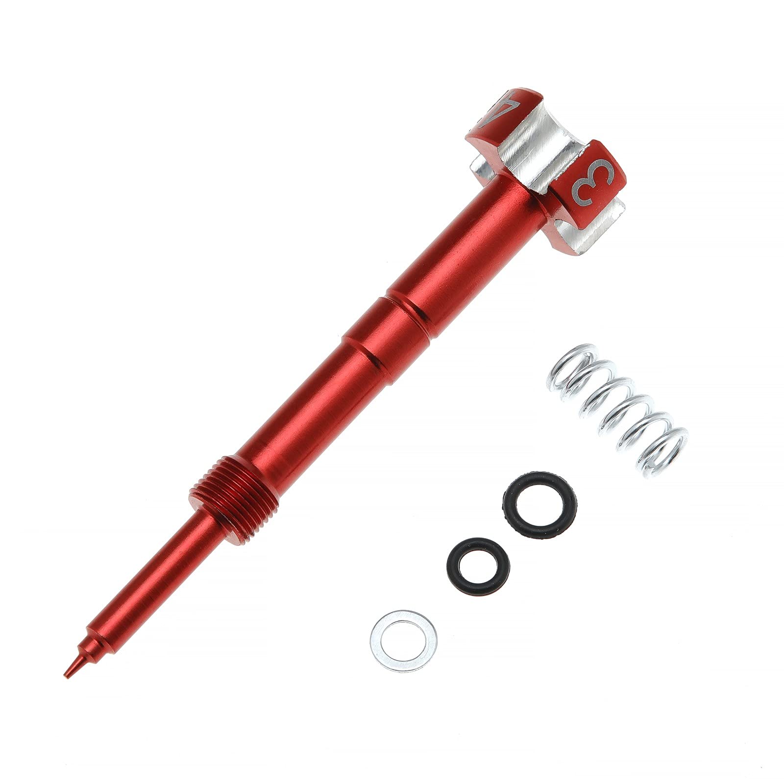 Motorcycle Air Fuel Mixture Screw For Keihin Fcr Carb For Honda Crf150R Crf150R Yamaha Yfz450 Yz250F Yz426F Yz450F Kawasaki Klx450R Kx250F Kx450F Suzuki Rmz250 Ramz450 (Red)