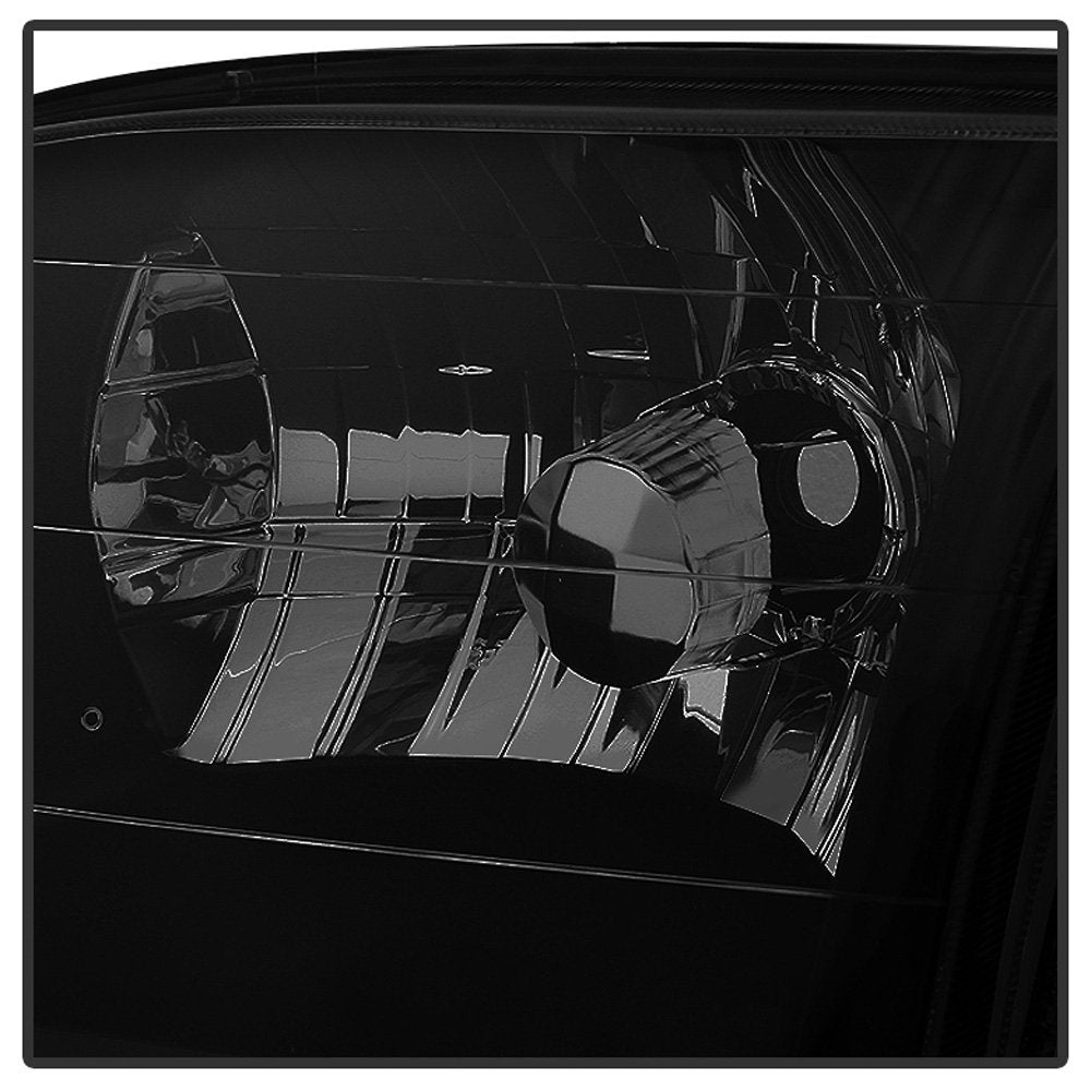 Acanii - For Blk Smoke 2000-2004 Toyota Tundra Regula/Access Cab Headlights +Corner Lamps Driver + Passenger Side