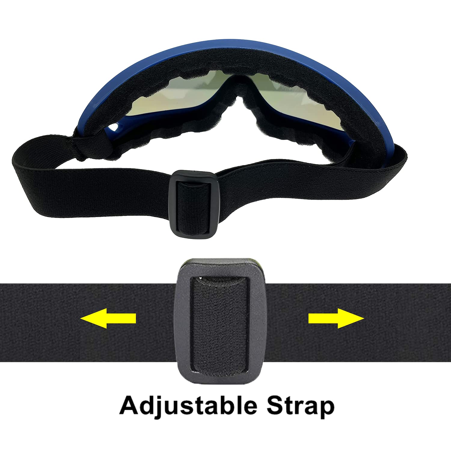 Ljdj Motorcycle Goggles - Glasses Set Of 5 - Dirt Bike Atv Motocross Anti-Uv Adjustable Riding Offroad Protective Combat Tactica