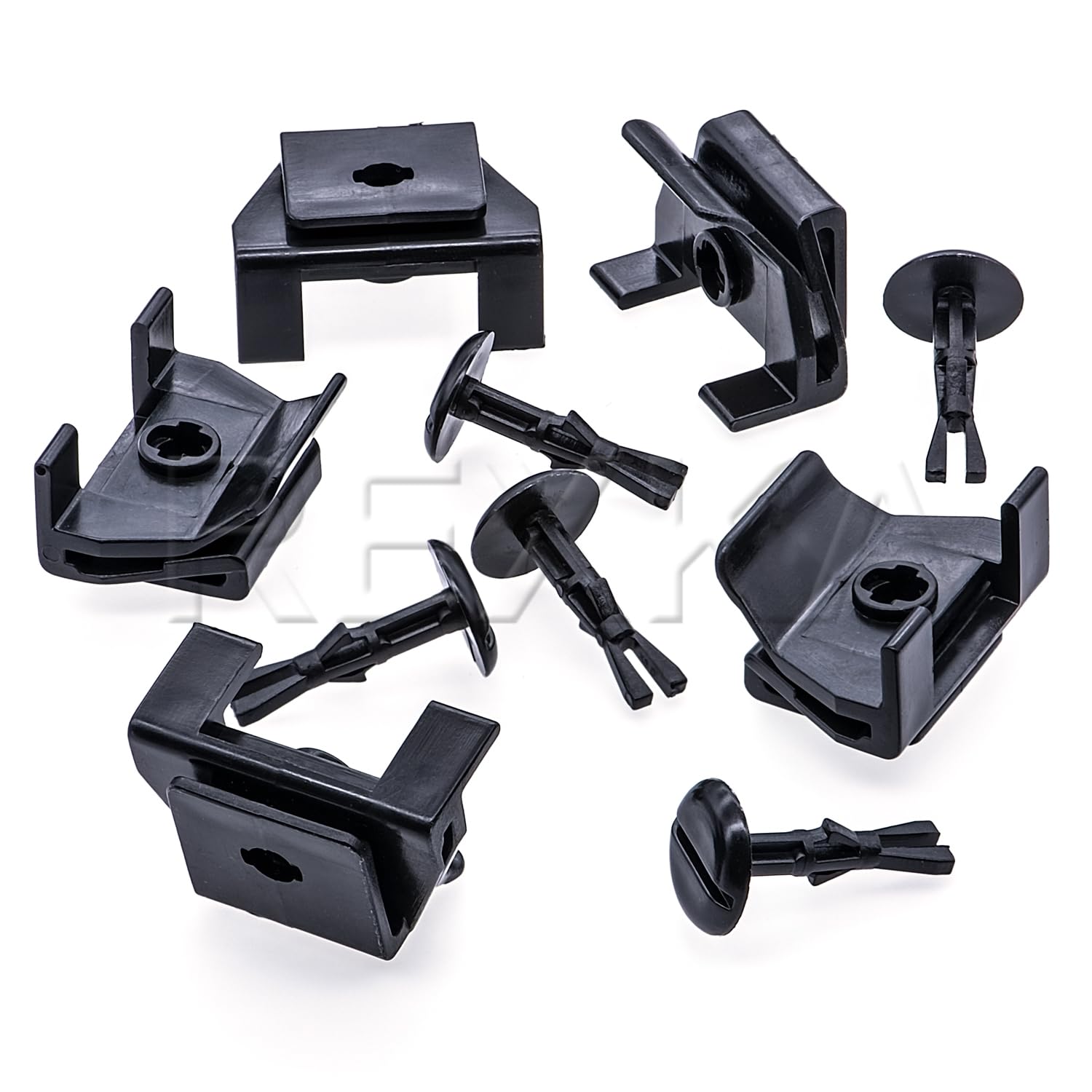 Rexka 5 Sets Front Fender & Bumper Cover Clip & Pin Set For Toyota Lexus 53879-58010 47749-58010 Avalon Camry Corolla Highlander