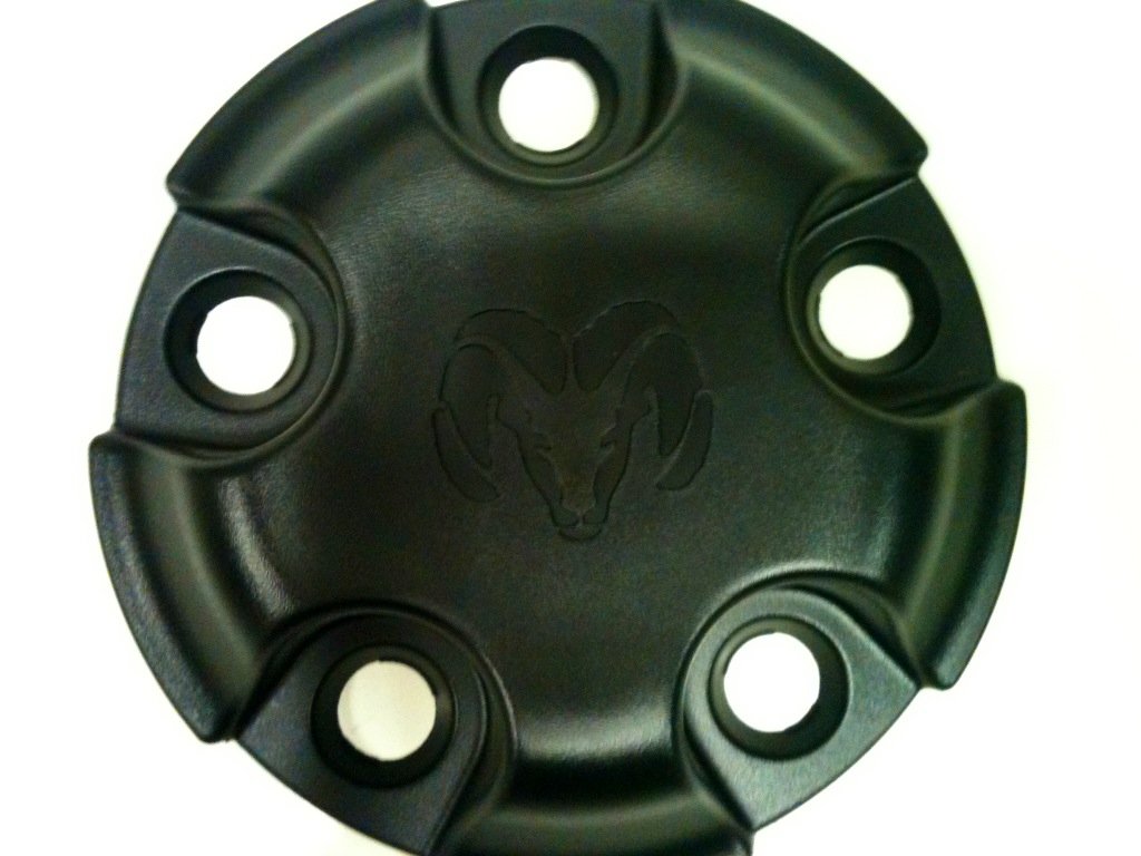 2002-2012 Dodge Ram 1500 Black Center Cap Hub Wheel Cover Mopar Oem New Factory