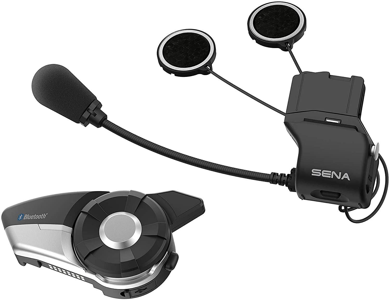 Sena 20S Evo Motorcycle Bluetooth Headset Communication System With Hd Speakers