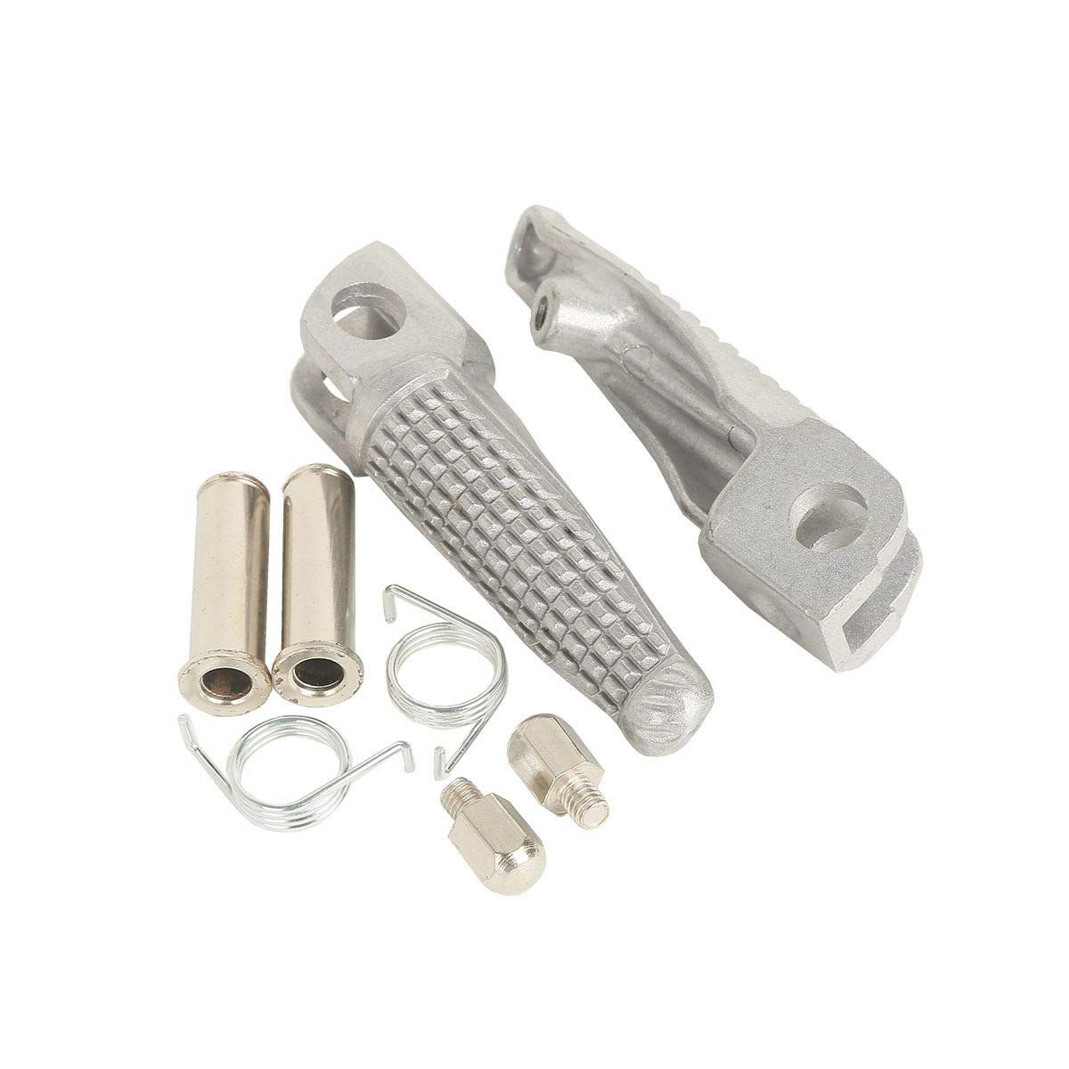 Tengchang Footrest Foot Pegs Front For Kawasaki Ninja Zx6R 2003-2012 Zx10R 2004-2012 Zx-9R 1998-2003 Z1000 2007-2013 Z750 Z750S 2007-2010 Zx636 2003-2006