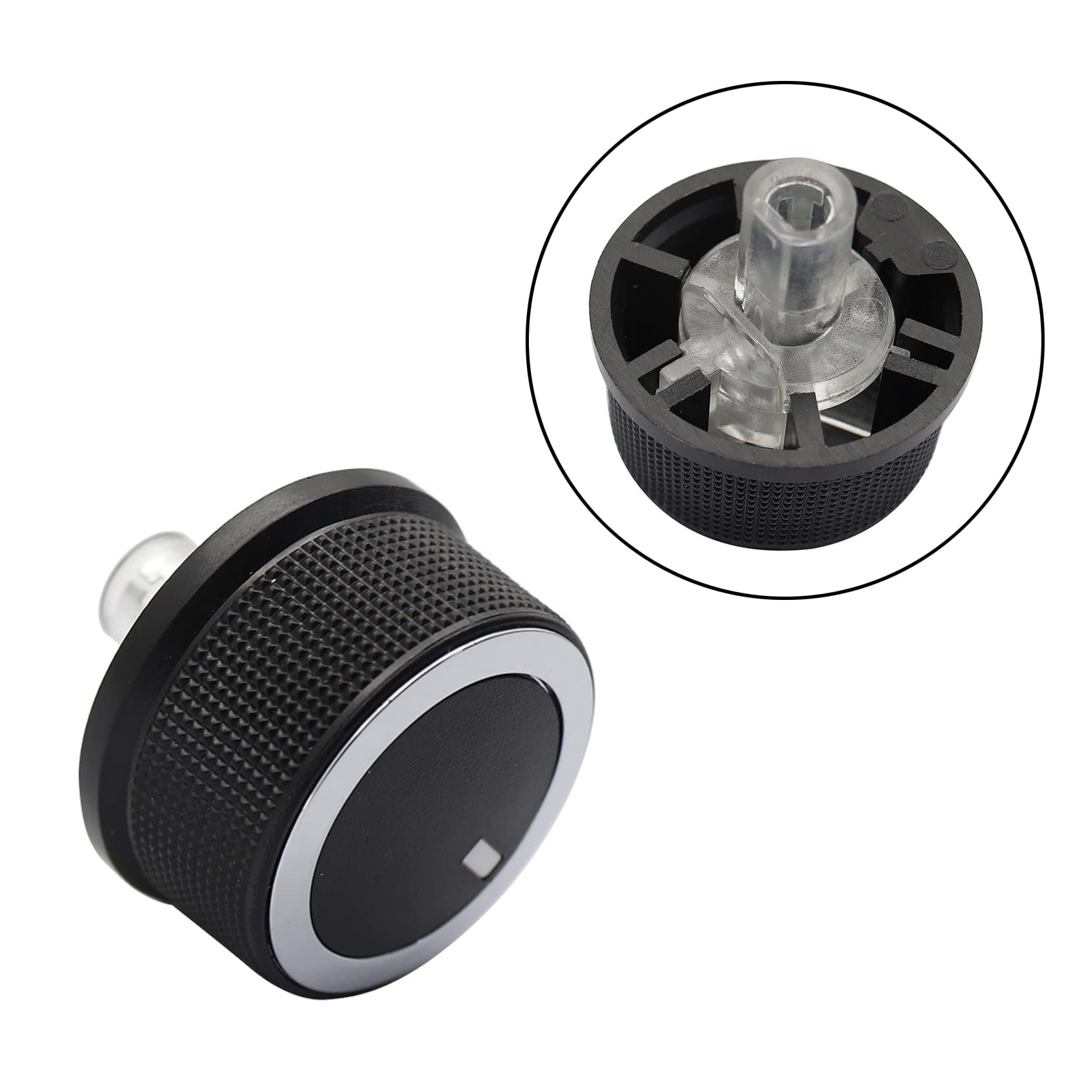 Priprilod New 3Pcs 84141127 84793085 Ac Temperature Control Knob Compatible With Chevrolet Express 2008-2021 Compatible With Gmc