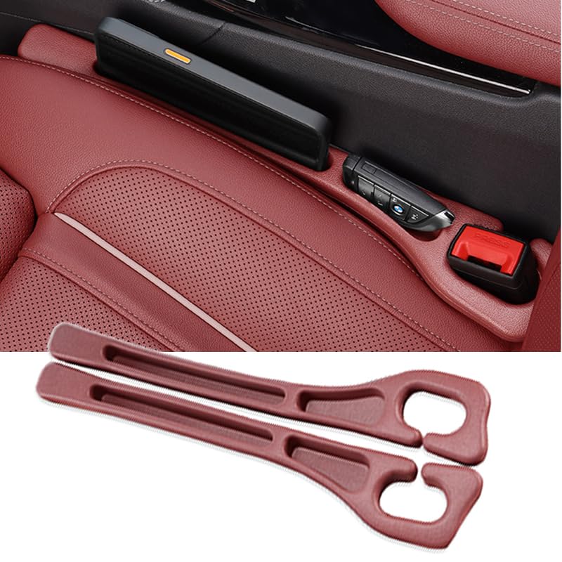 Mtverver 2Pcs Car Seat Gap Filler Organizer With Phone Holder,[Upgrade Version] Car Seat Gap Organizer For Prevent Falling,Essen