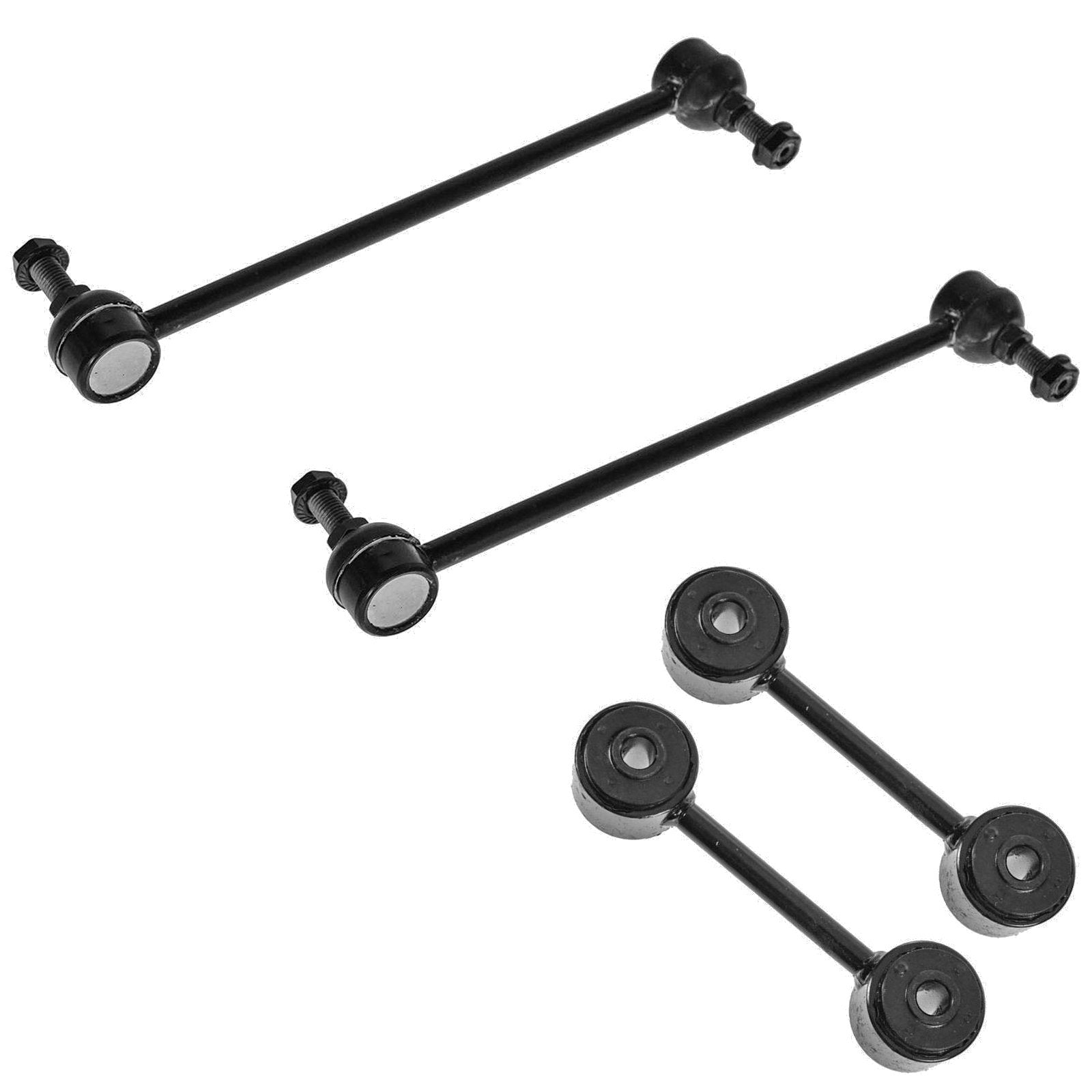 Trq Sway Bar Stabilizer Link Set Front & Rear Compatible With 1996-2007 Chrysler Town & Country 2000-2003 Voyager Dodge Caravan