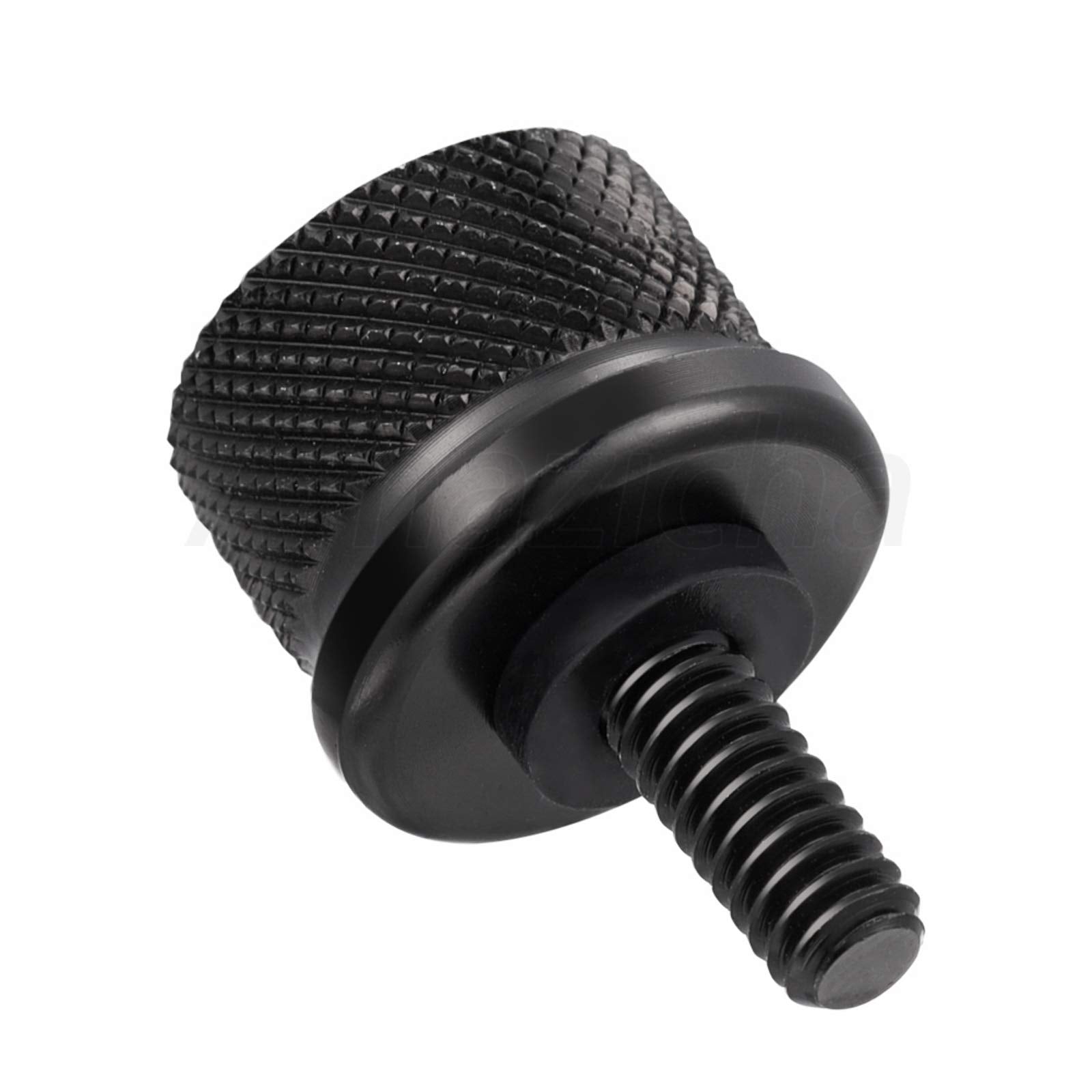 Amazicha Black Aluminium Seat Bolt Tab Screw Mount Compatible For Harley Davidson Sportster Softail Touring Dyna 1996-2023