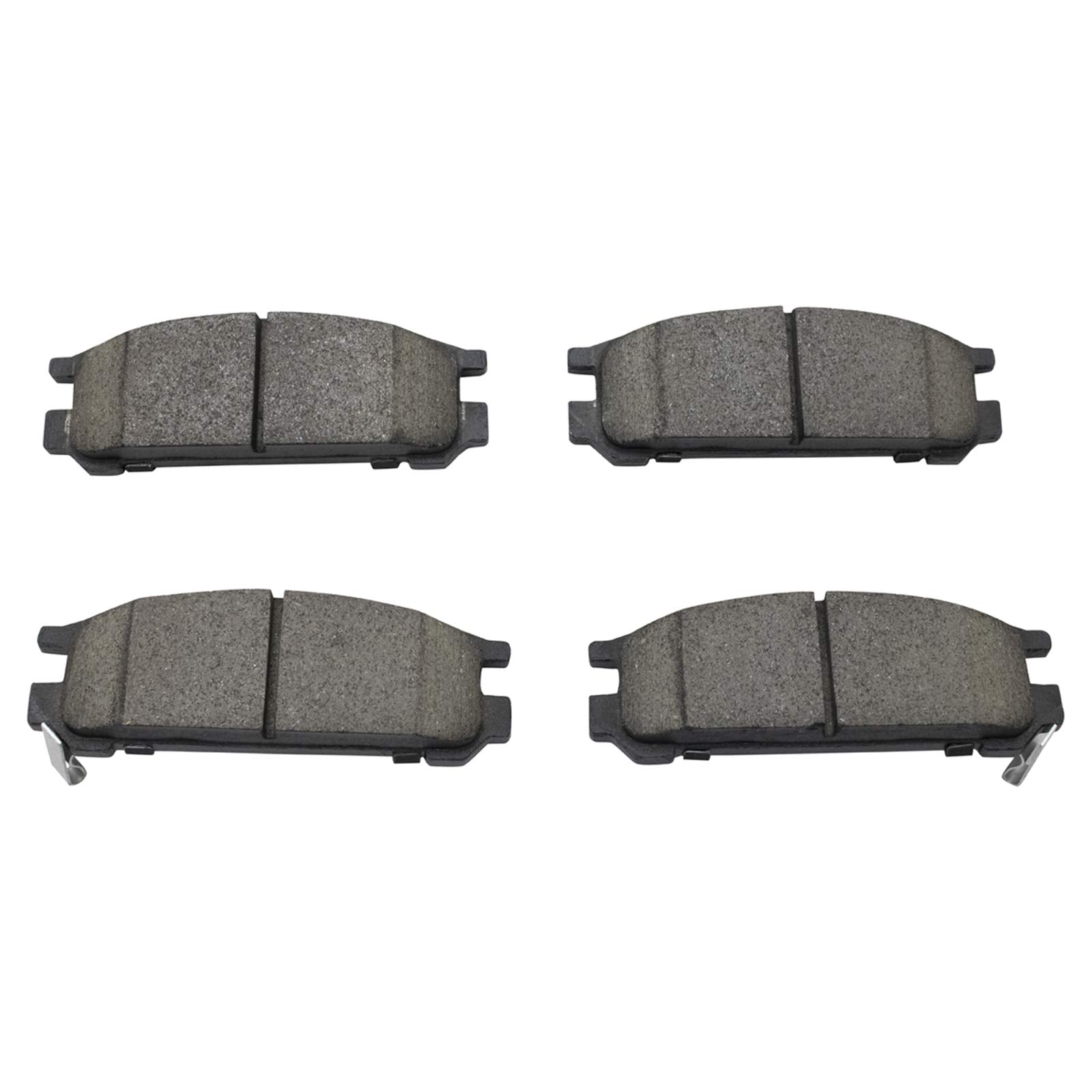 TRQ Rear Brake Pads Ceramic Compatible with 1993-1999 Subaru Impreza 1990-1999 Legacy 1992-1997 SVX