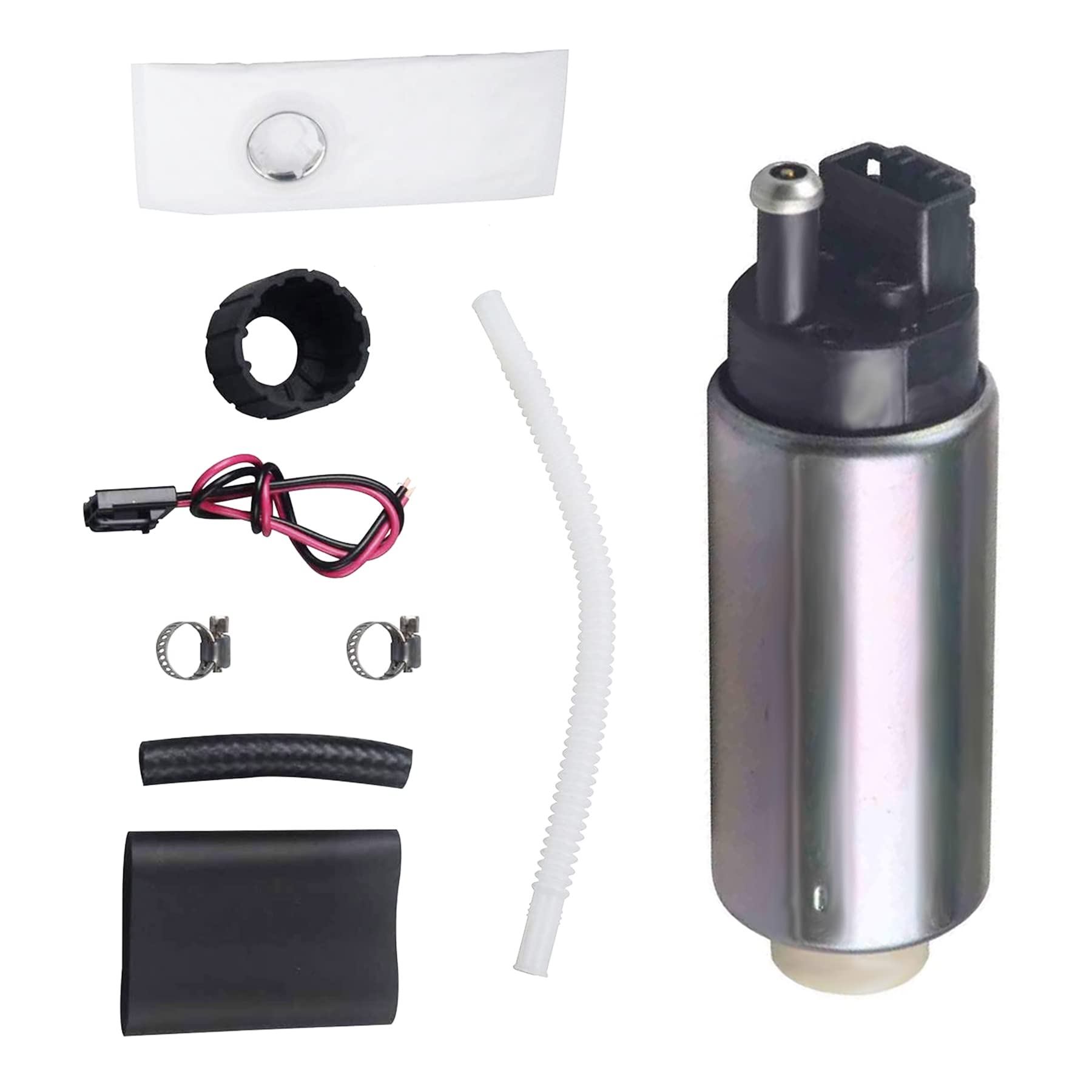 255Lph High Performance Electric Fuel Pump Replace Walbro Gss340 With Installation Kits
