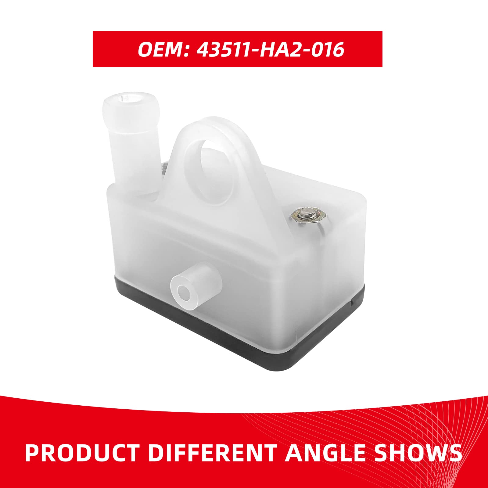 Rear Brake Master Cylinder Fluid Reservoir Oil Cup Motorcycle Fluid Bottle For Honda Atc 200 250 350 Trx 250 300 Fourtrax Sportr