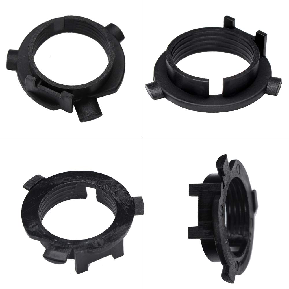 Huiqiaods H7 Led Headlight Bulb Retainers Holder Adapter Socket For Kia K3/K4/K5/K7/Sorento/Optima/Hyundai Sonata Generation 9/M