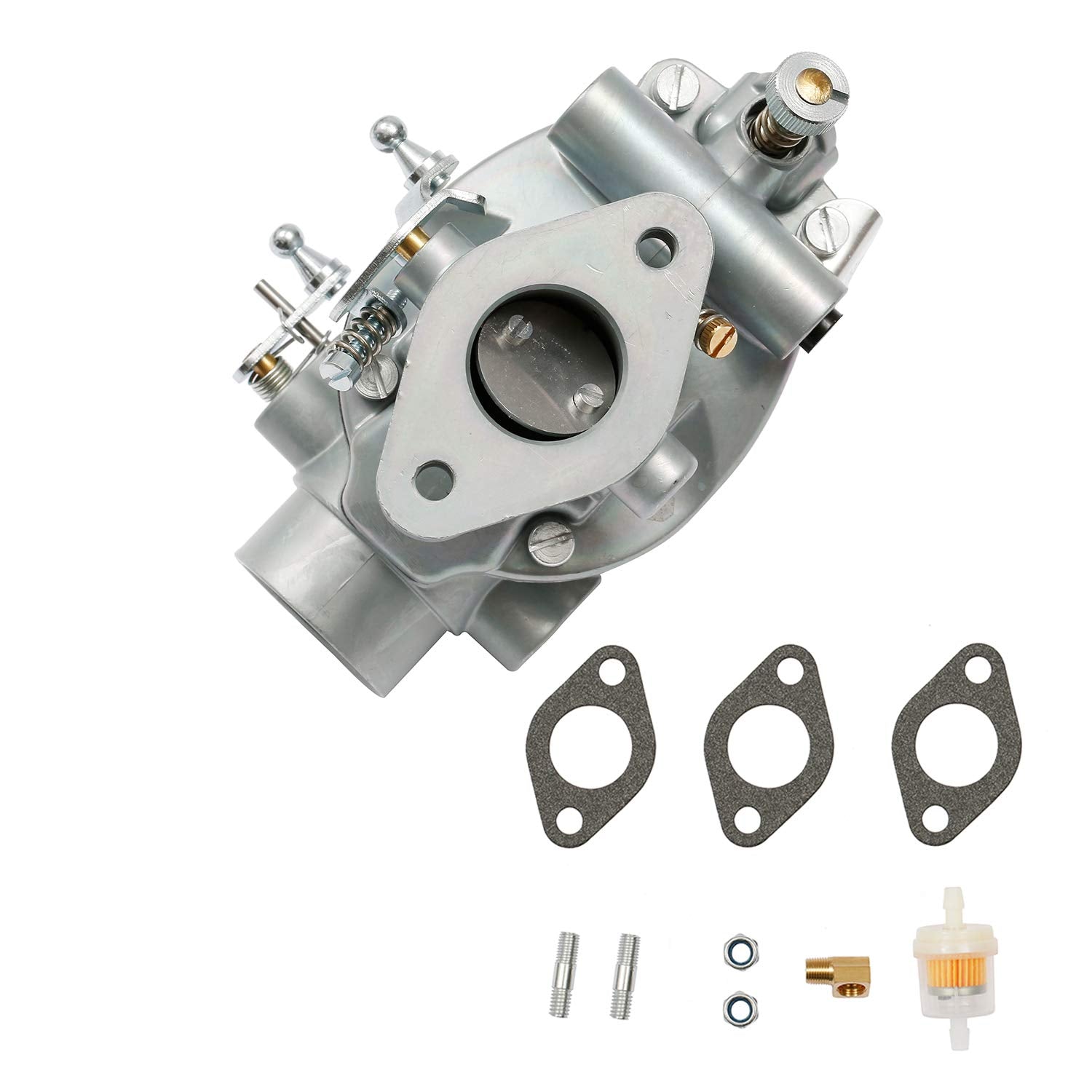 Carburetor Marvel Schebler Carb with Gasket Bolts | for 1939-1952 Ford 2N 8N 9N Tractor | Replace# 8N9510C, 9N9510A, B3NN9510A, 