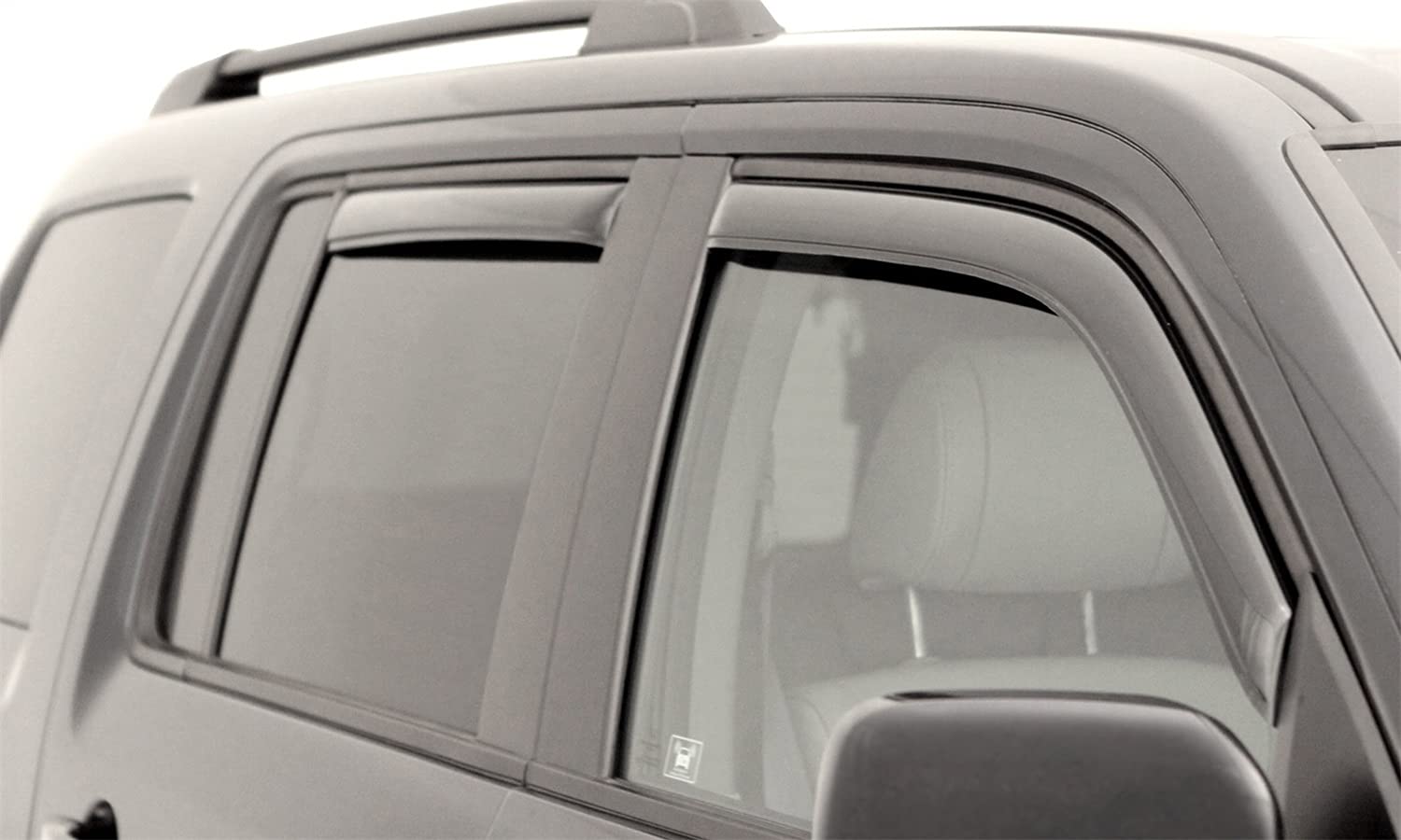 Auto Ventshade [Avs] In-Channel Rain Guards For 2008 - 2013 Toyota Highlander, 4 Pcs. | Window Vent Visors - Smoke | 194063