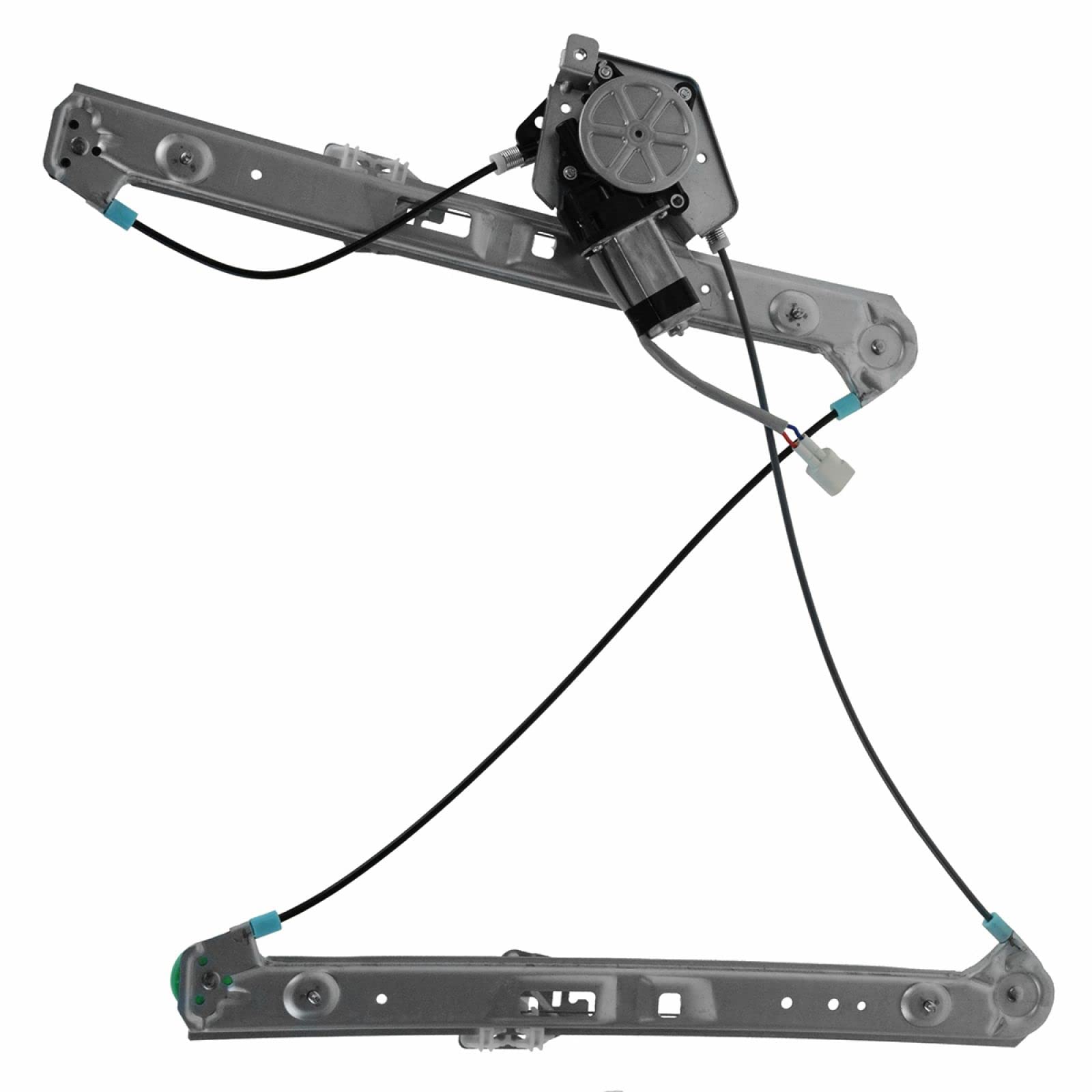 Trq Front Right Power Window Regulator & Motor Assembly Passenger Side Compatible With 1999-2000 Bmw 323I 2001-2005 325I 328I 33