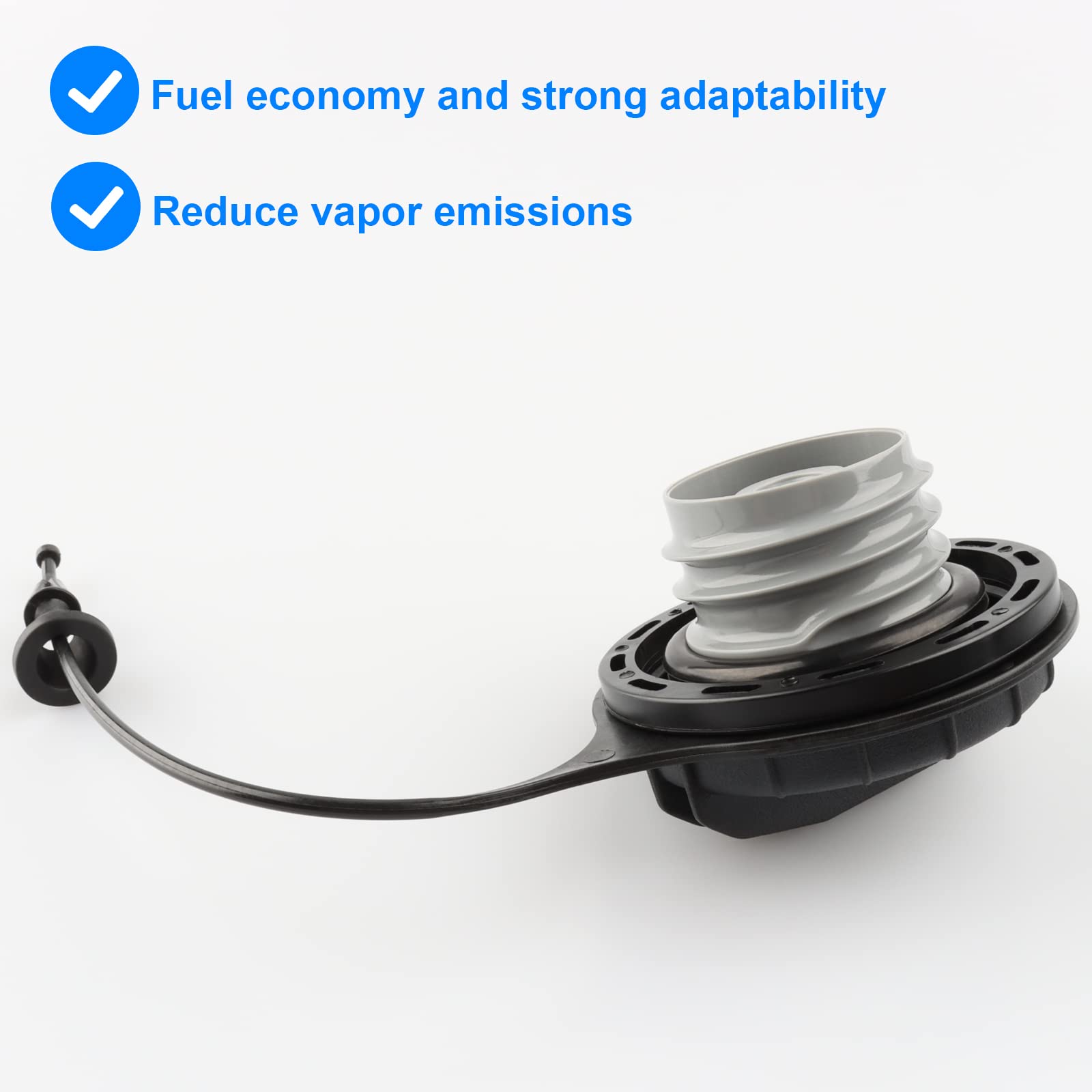 Fuel Gas Cap Replace FC920, F4TZ-9030-C Compatible with Ford - 1987-1996 Bronco, 1987-1996 F150 F250 F350, 1989-1996 E150 E250 E