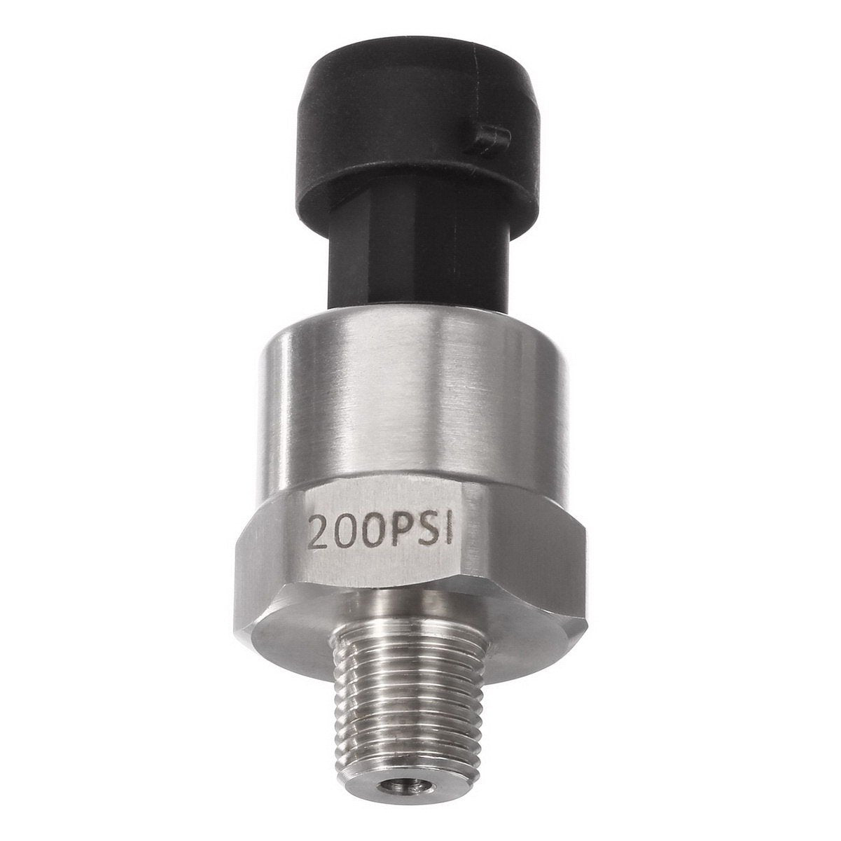 AUTEX 200 Psi Pressure Transducer Sender Sensor 1/8   -27 NPT Thread Stainless Steel Fuel Pressure Sensors Compatible with Oil F