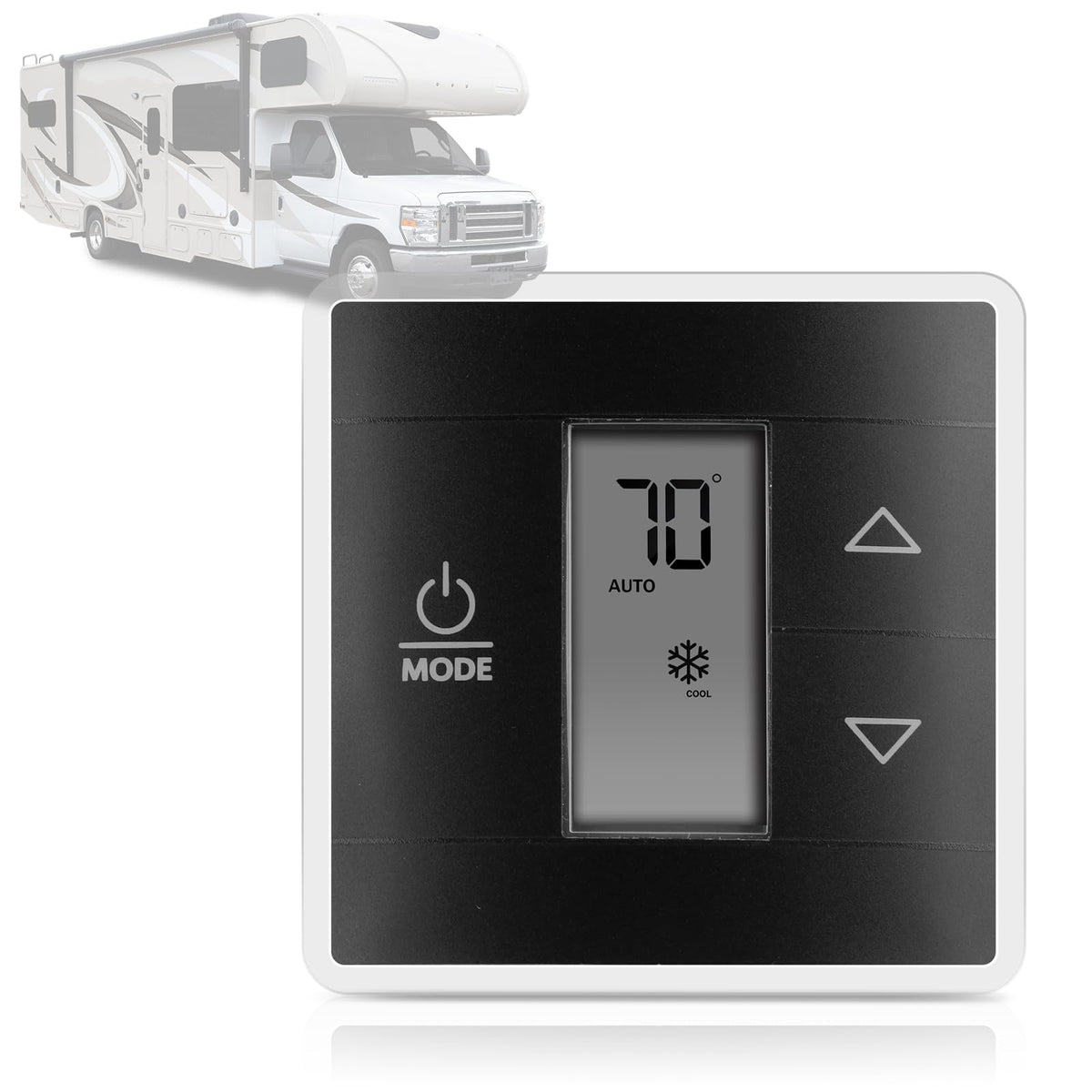 3316250.712 RV Single Zone Wall Thermostat Fit for Dometic, w/Digital Temperature Display Compatible with Camper RVs and Trailer