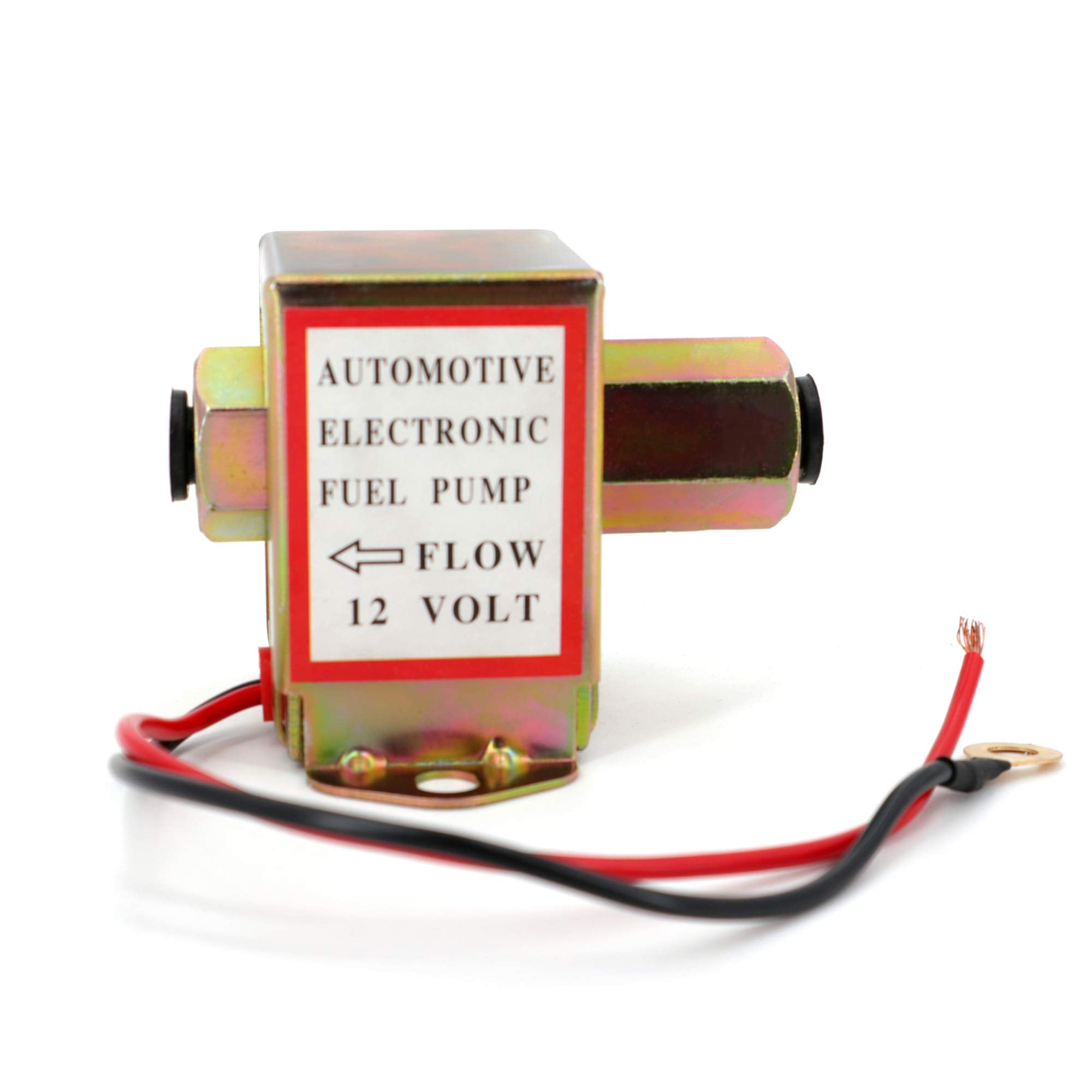 Electric Fuel Pump 12V 4.5-7Psi Universal Standard Self Priming Heavy Duty Gas Diesel In-Line In-Tank Electric Fuel Pump With In