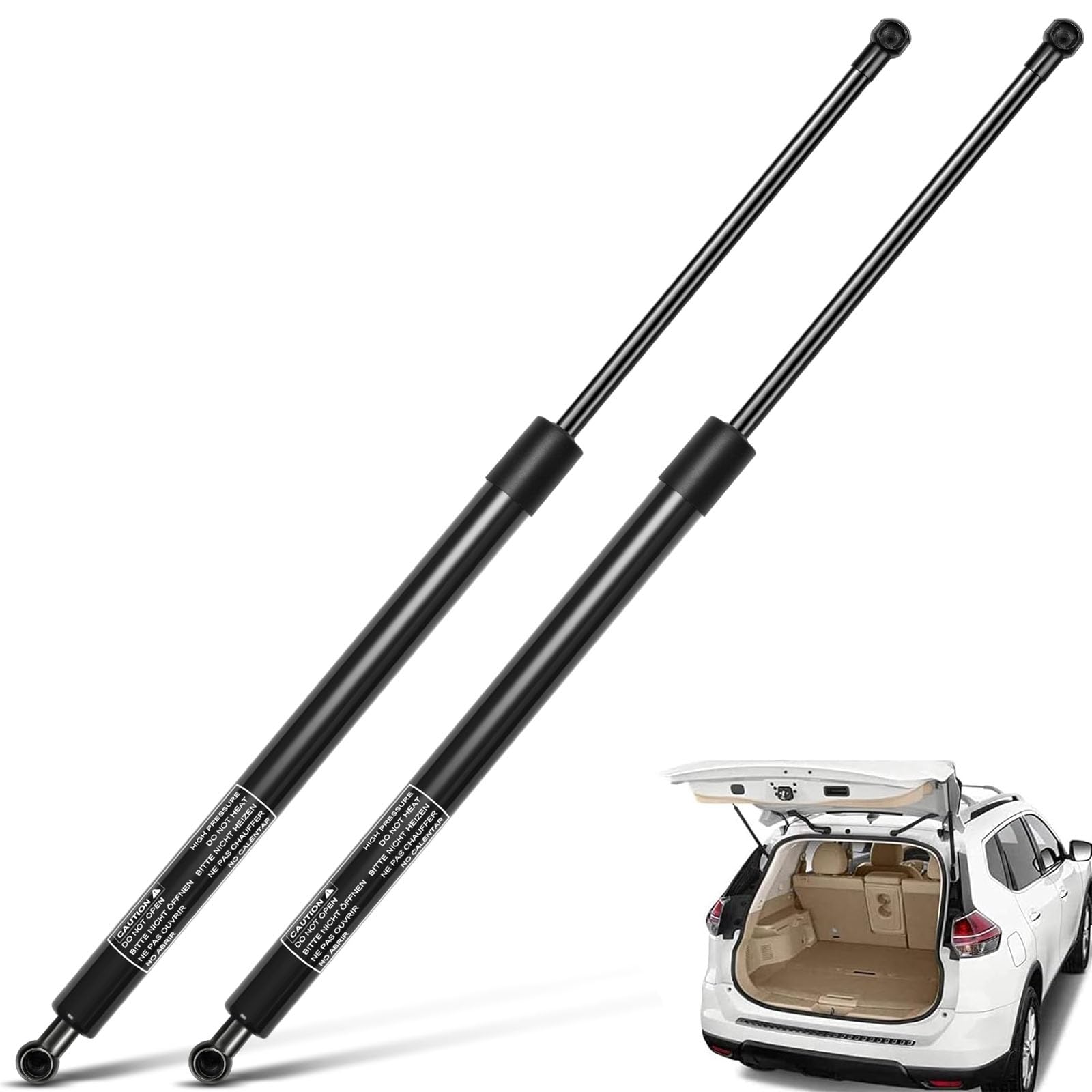 Yhtauto 2Pcs Rear Hatch Liftgate Struts Gas Spring Shocks Replacement For 07-14 07-13 Chevy Tahoe Suburban & Gmc Yukon Xl 1500 2