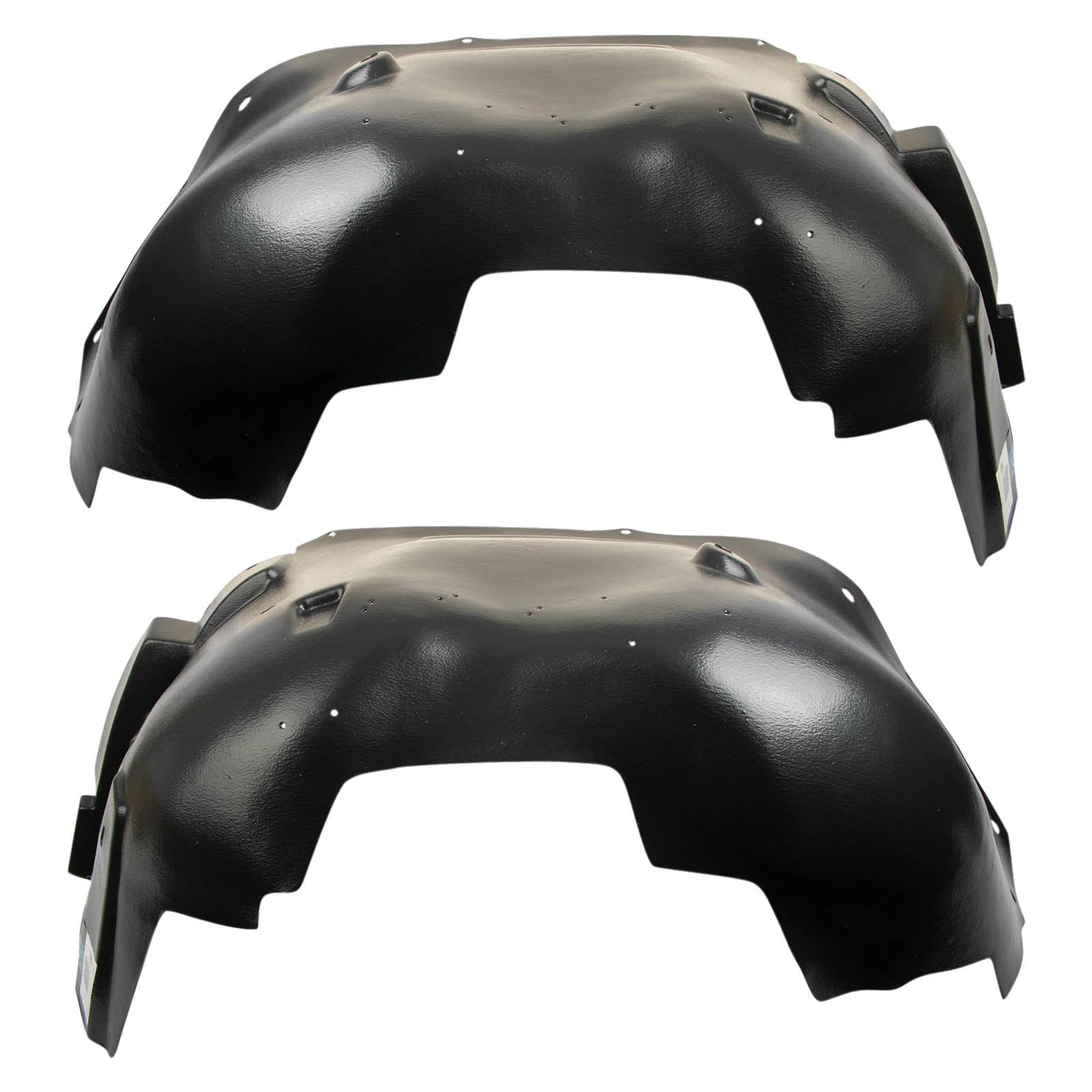 Trq Front Inner Fender Liner Set Compatible With 2007-2013 Gmc Sierra 1500 Gm1248189 Gm1249189