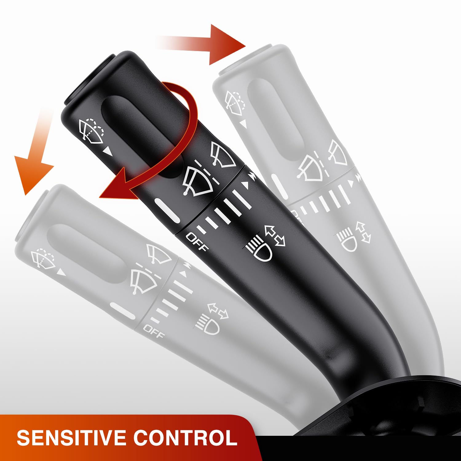 Nilight Turn Signal Switch Compatible with 2005 2006 2007 2008 Ford F150 2006 2007 2008 Lincoln Mark LT Windshield Wiper Dimmer