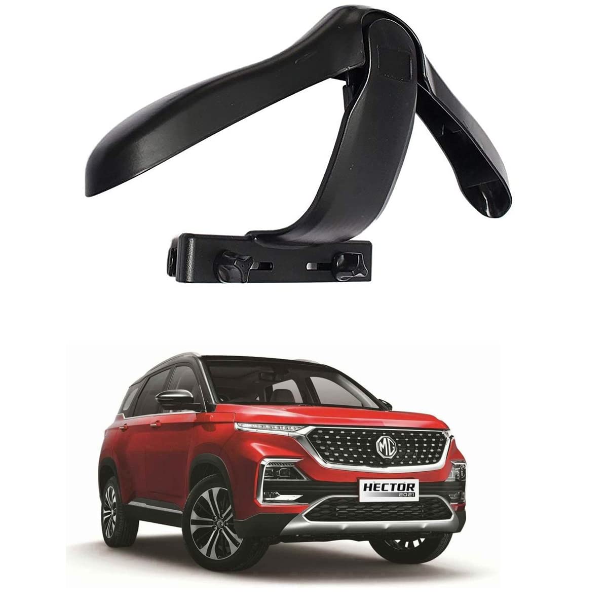 Oshotto CH04 Detachable Headrest Car Coat Hanger Back Seat Clothes Holder for Suit Coats Blazer Jackets Compatible with MG Hect