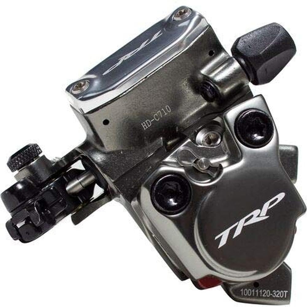 Hy/Rd Disc Road Brake - Mechanical/Hydraulic - Caliper Only - Flatmount - Black