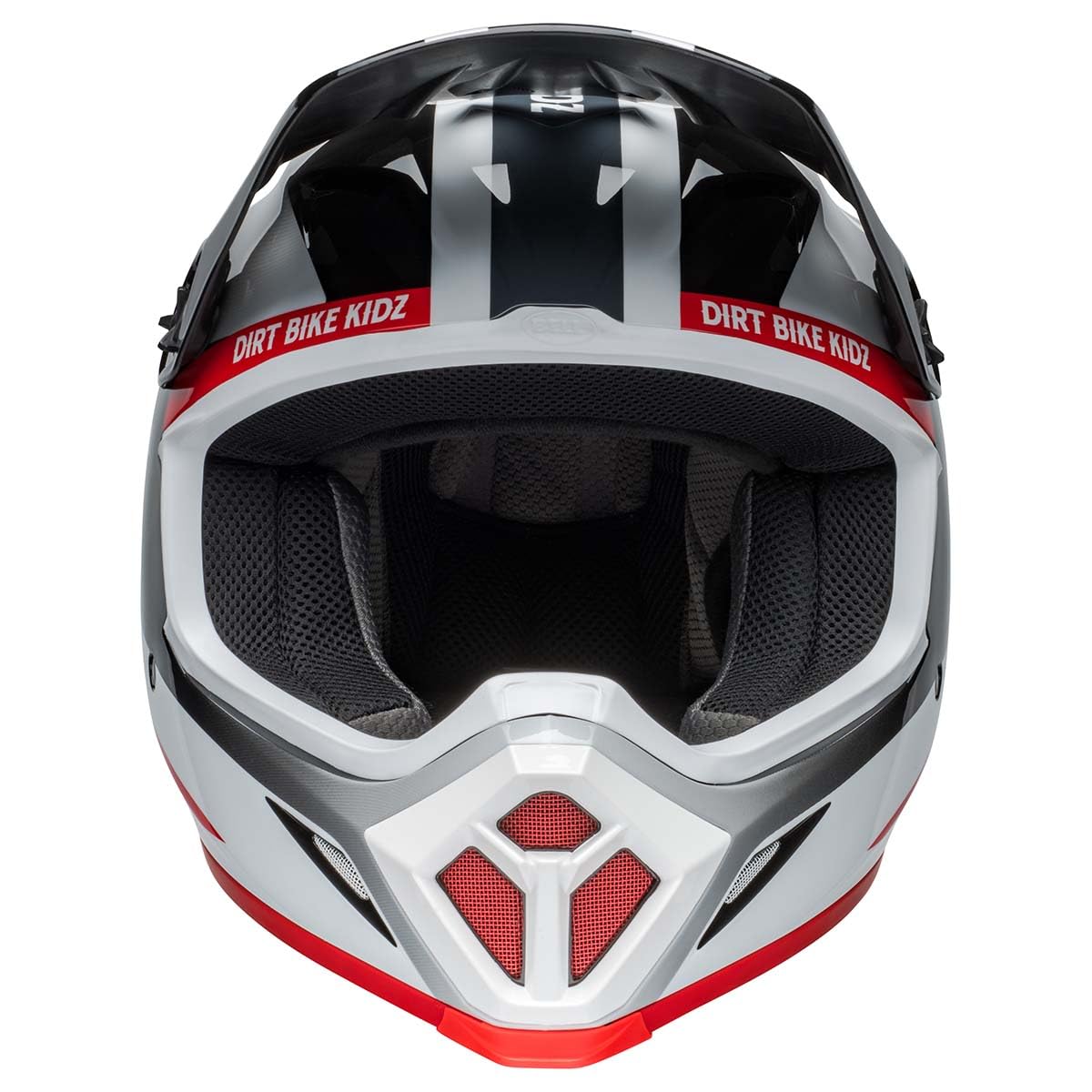 Bell Mx-9 Mips Dirt Helmet (Gloss Twitch Dbk 24 Black/White - Medium)