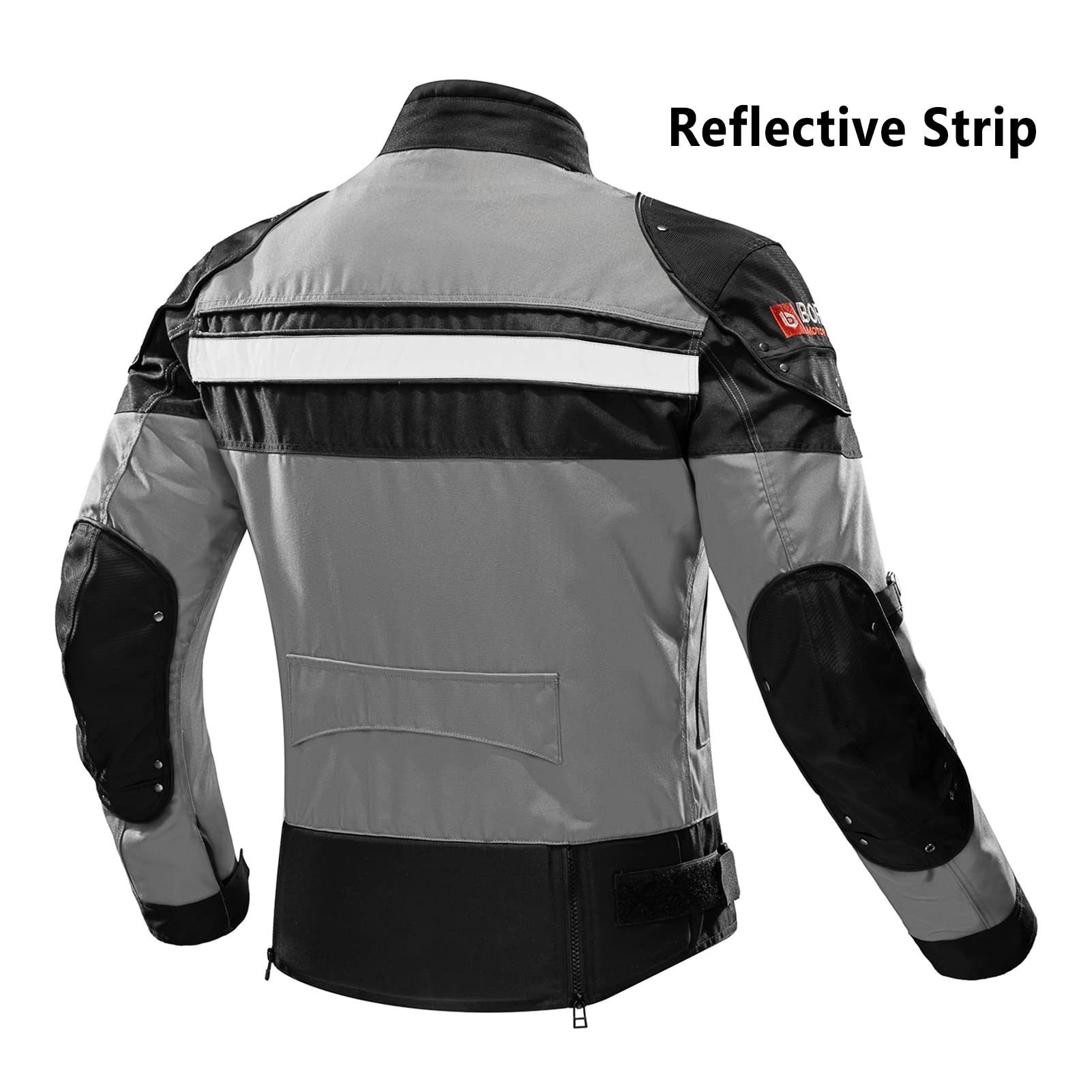Borleni Motorcycle Jacket Motorbike Riding Jacket Windproof Motorcycle Full Body Protective Gear Armor Autumn Winter Moto Clothing