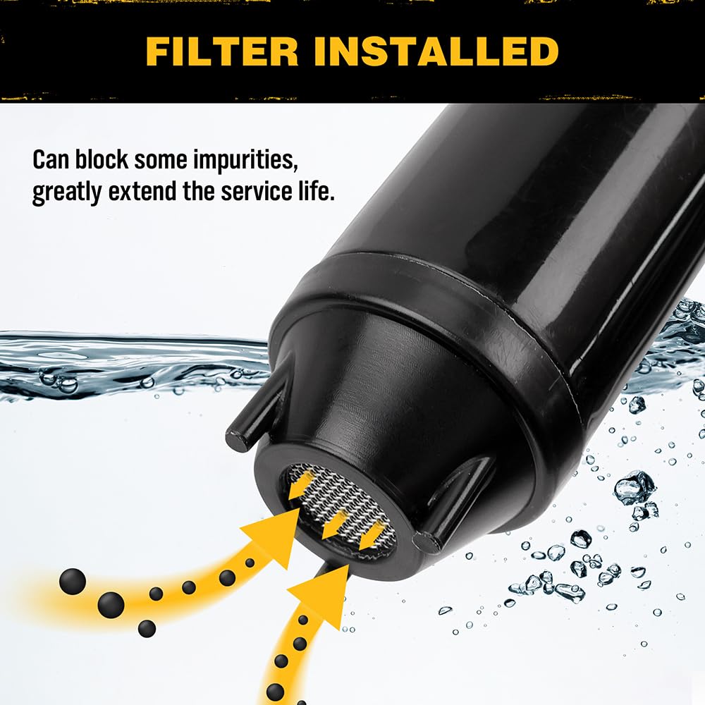 ELEAD Portable Battery Powered Pump - Electric Fuel/Water Transfer Pump 2.2 GPM, Liquid Siphon Pump with Adjustable Flow Control