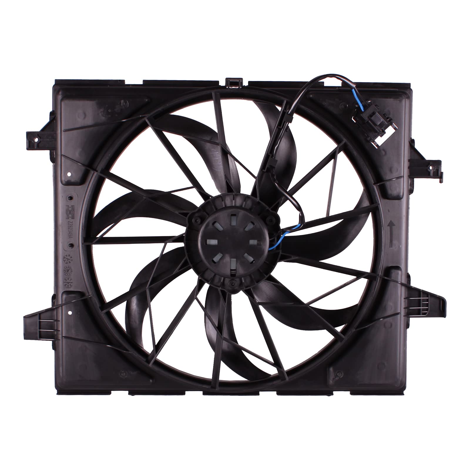 TYG OE Replacement(CAPA Quality) Cooling Fan Extra Silent for 2011-2021 Jeep Grand Cherokee 3.6L/5.7L Std Duty, 2011-2020 Dogde 