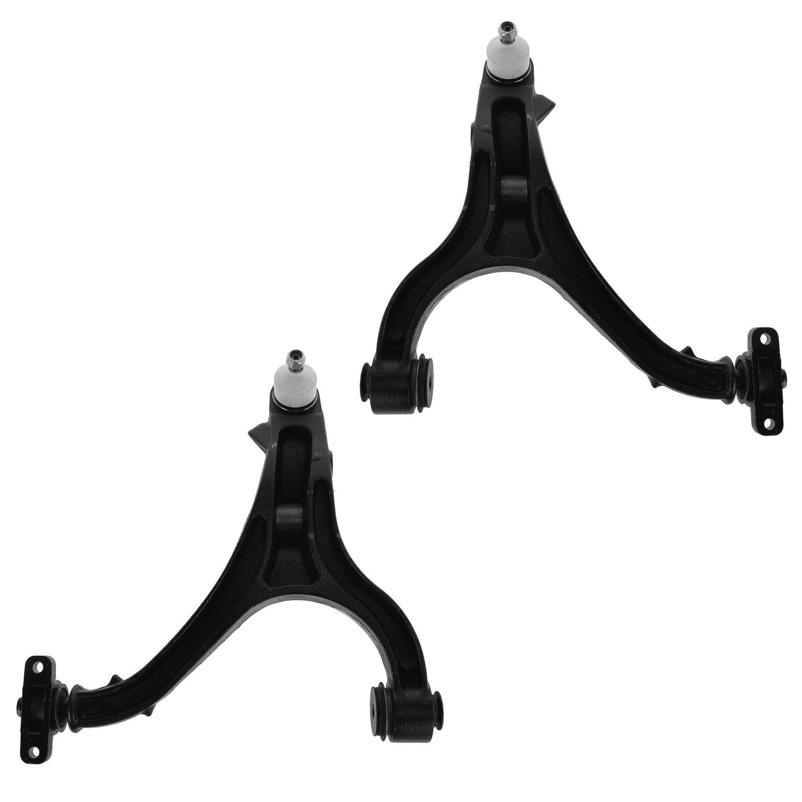 TRQ Front Upper & Lower Control Arm with Ball Joint Set Compatible with 2006-2010 Jeep Commander 2005-2010 Grand Cherokee