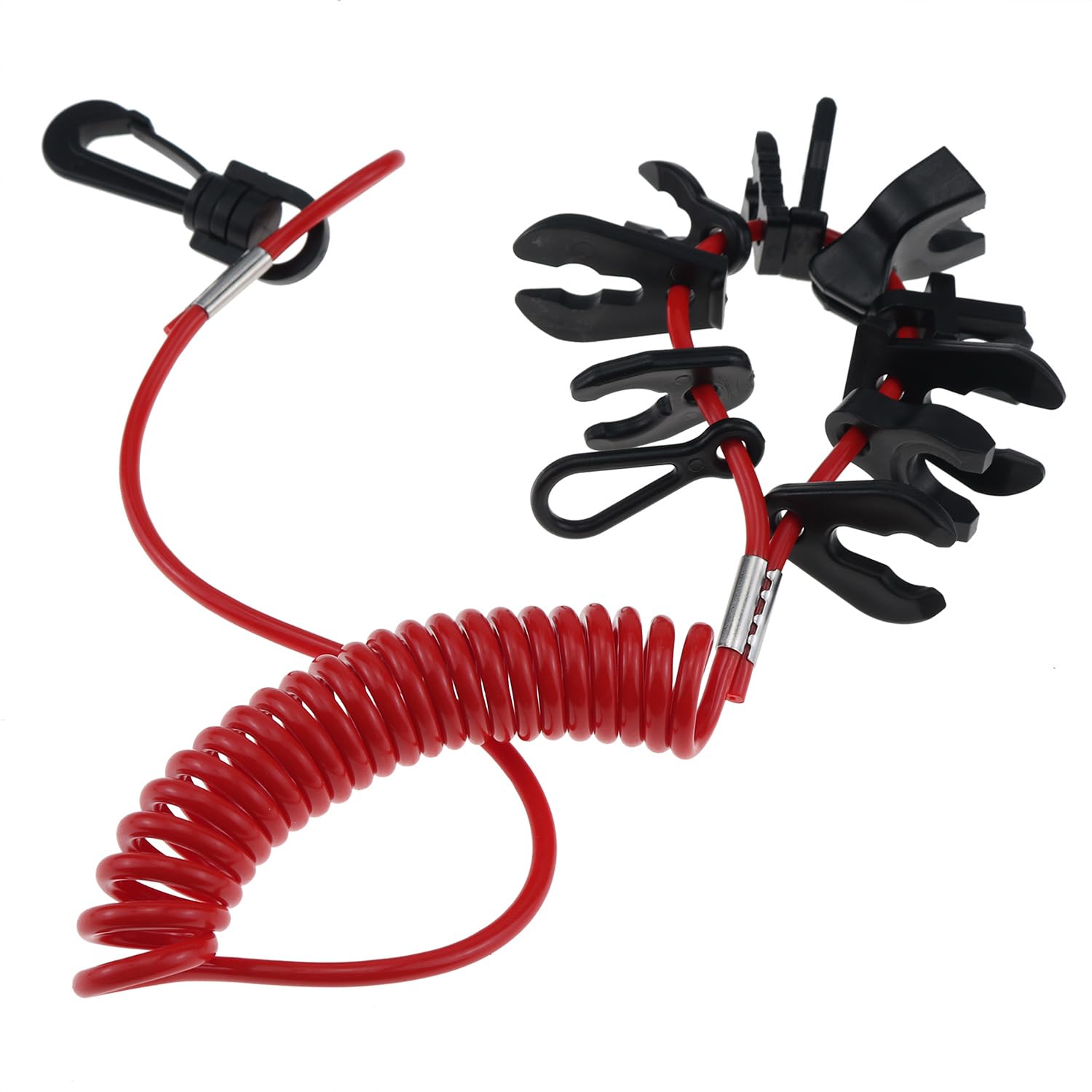 Holdia Universal Safety Kill Stop Switch With 11 Keys & Lanyard Compatible With Johnson Evinrude Yamaha Honda Omc Mercury Marine