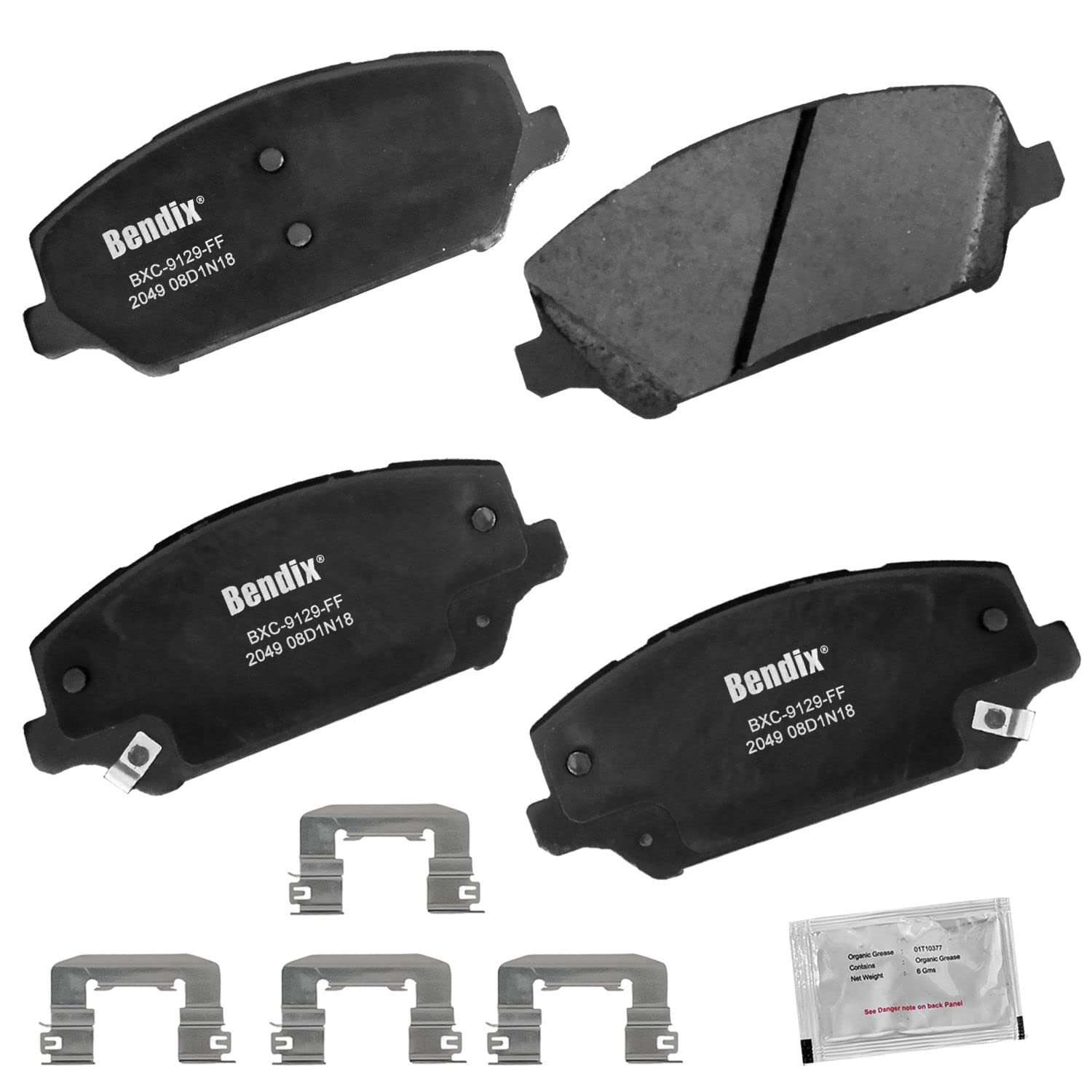 Bendix Priority1 Cfc2049 Ceramic Front Brake Pads For Kia Cadenza 2020-2017