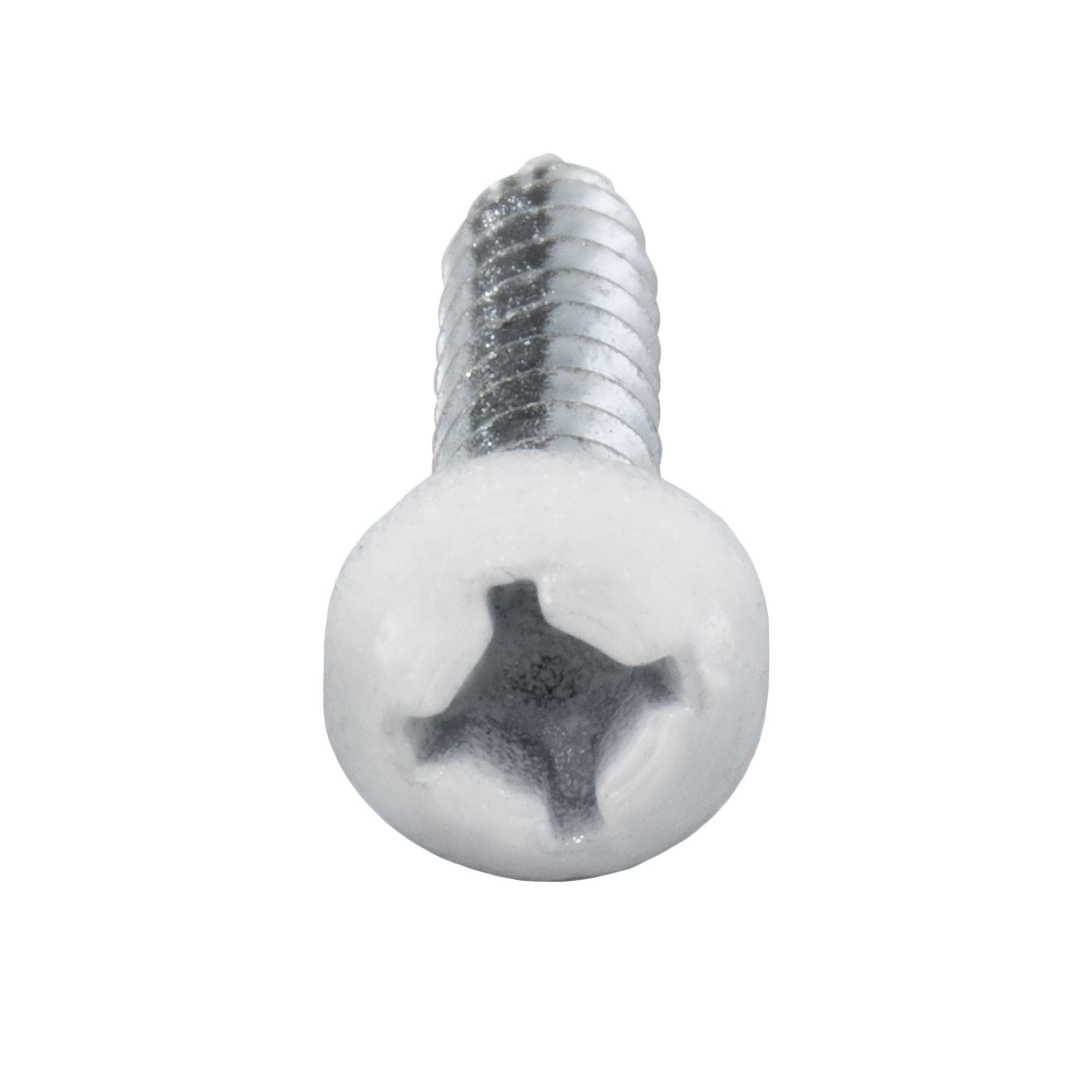 8x1 Pan Head Metal RV Screws | Polar White | Multi-Pack | RV Interior Screws | Factory Finished Look | (1000)