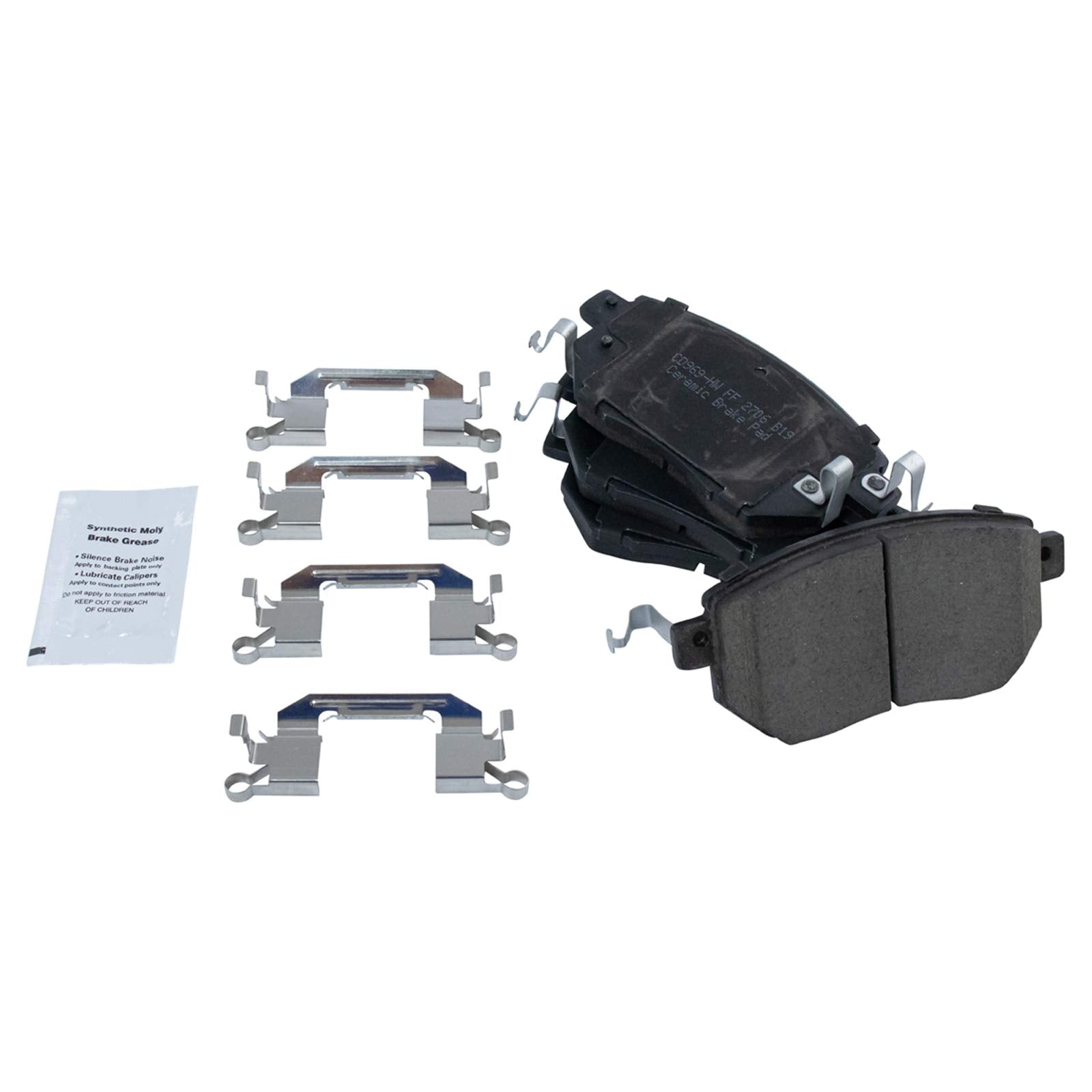 Trq Front Brake Pad & Rotor Kit Brake Pads Brake Rotor Ceramic Compatible With 2003-2005 Infiniti Fx35 Fx45 2005-2006 Nissan Alt