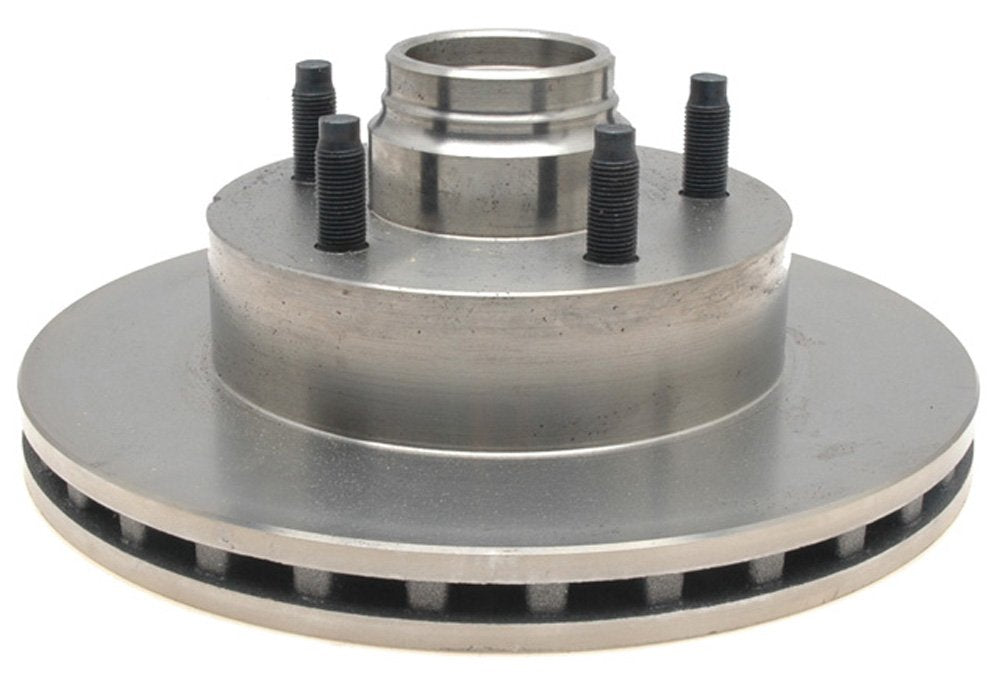 Raybestos Replacement Front Disc Brake Rotor for Select Ford Ranger, Mazda B2300, B3000, B4000 vehicles, Part #66673R, Silver