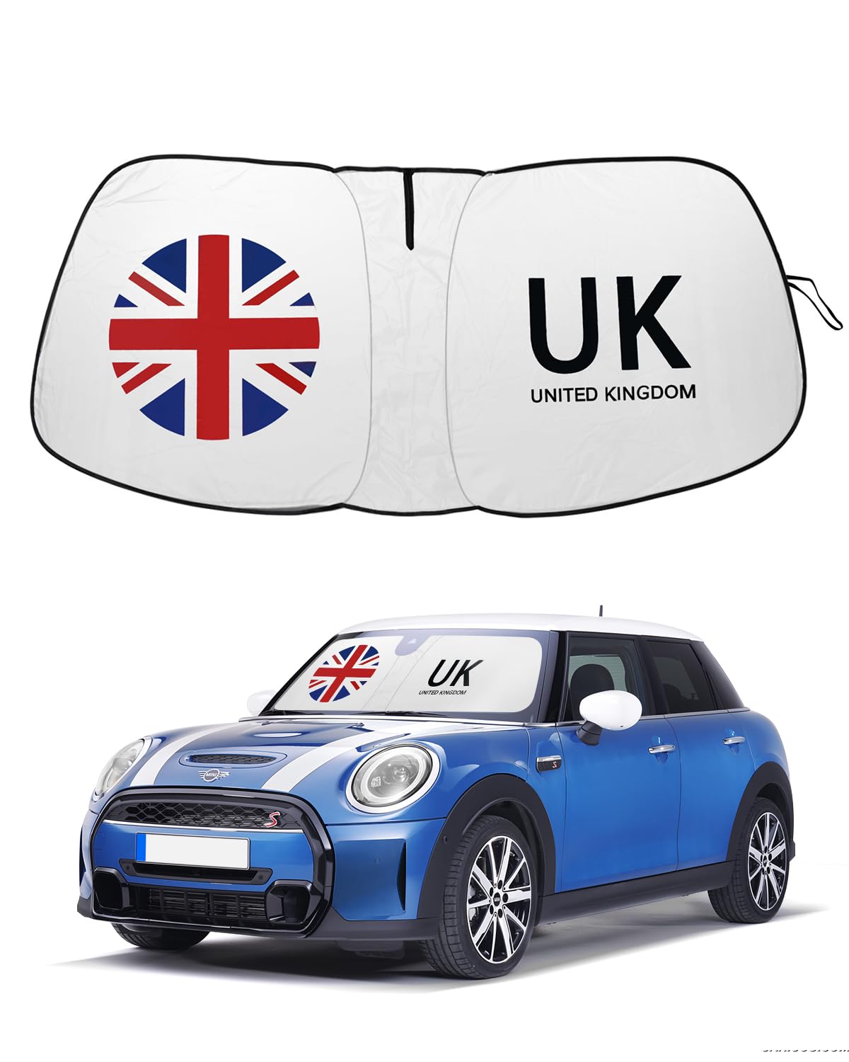 2024 Upgrade Front Windshield Sunshade Foldable Mini Cooper Sun shade fit for 20152024 Mini Cooper Cooper S Hardtop 4 Door Mini