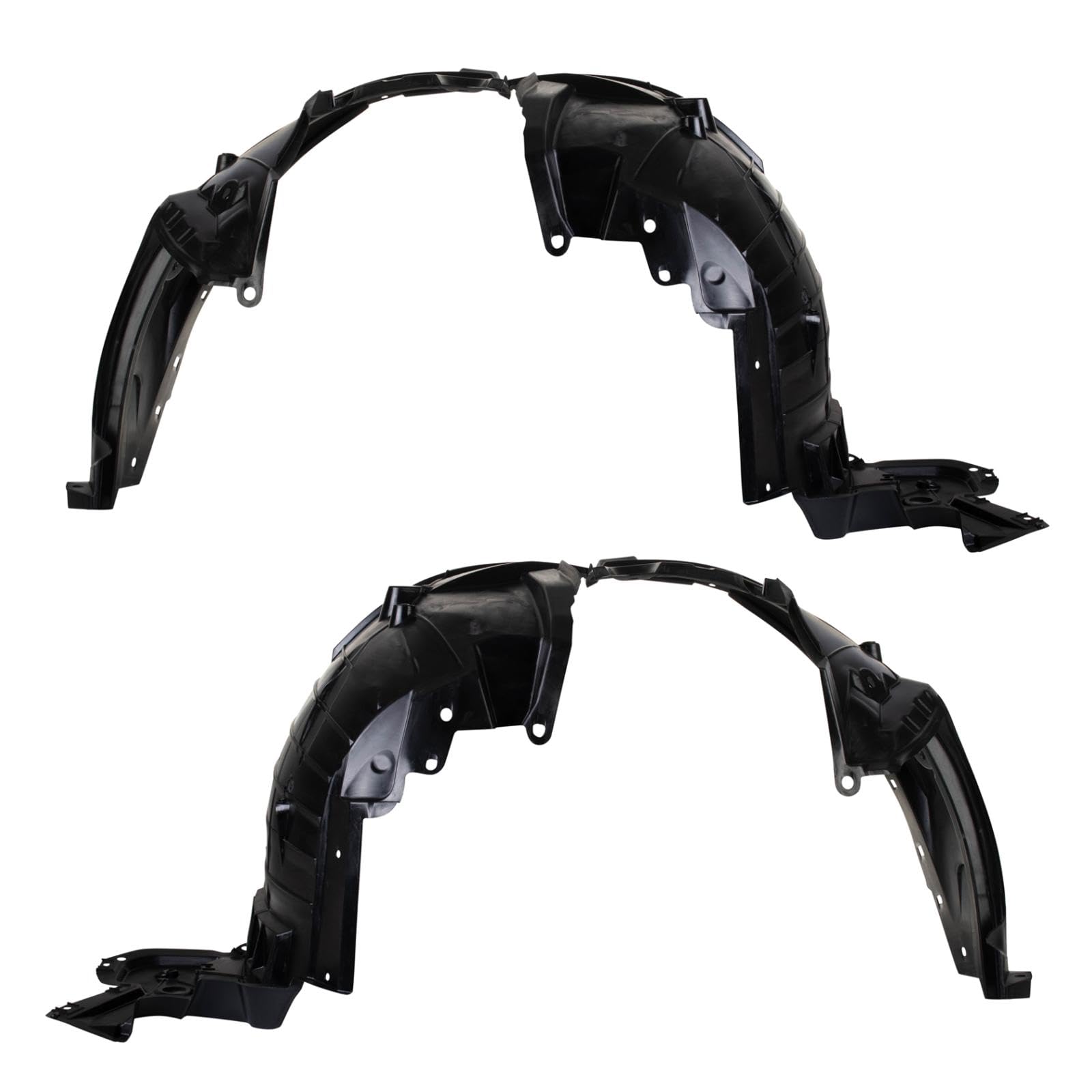 Trq Inner Fender Liner Set Compatible With 2014-2018 Nissan Rogue Ni1248135 Ni1249135