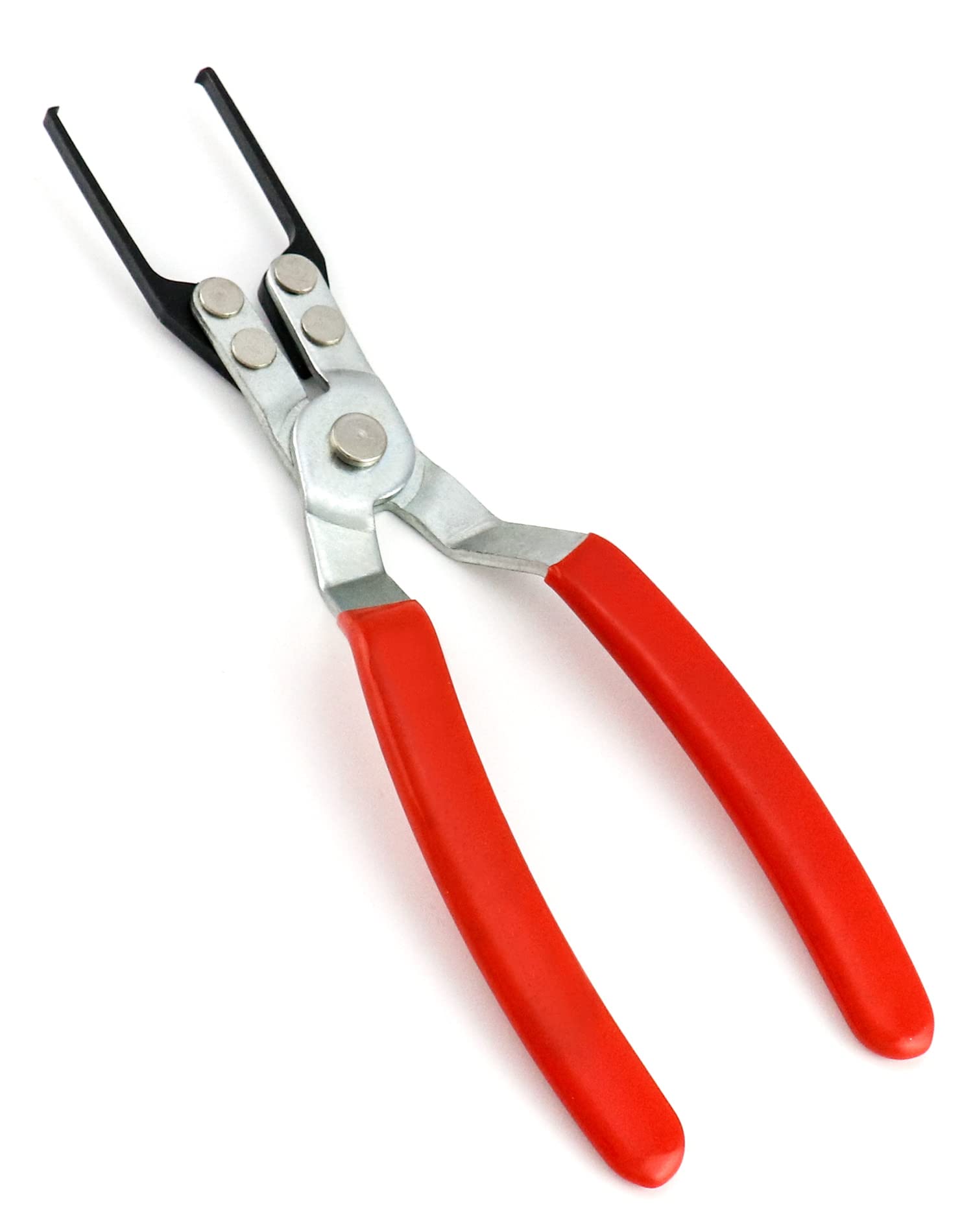 Qwork Relay Puller Plier, 9-1/16' Long 3-3/4' Maximum Opening Auto Metal Relay And Fuse Remover Tool