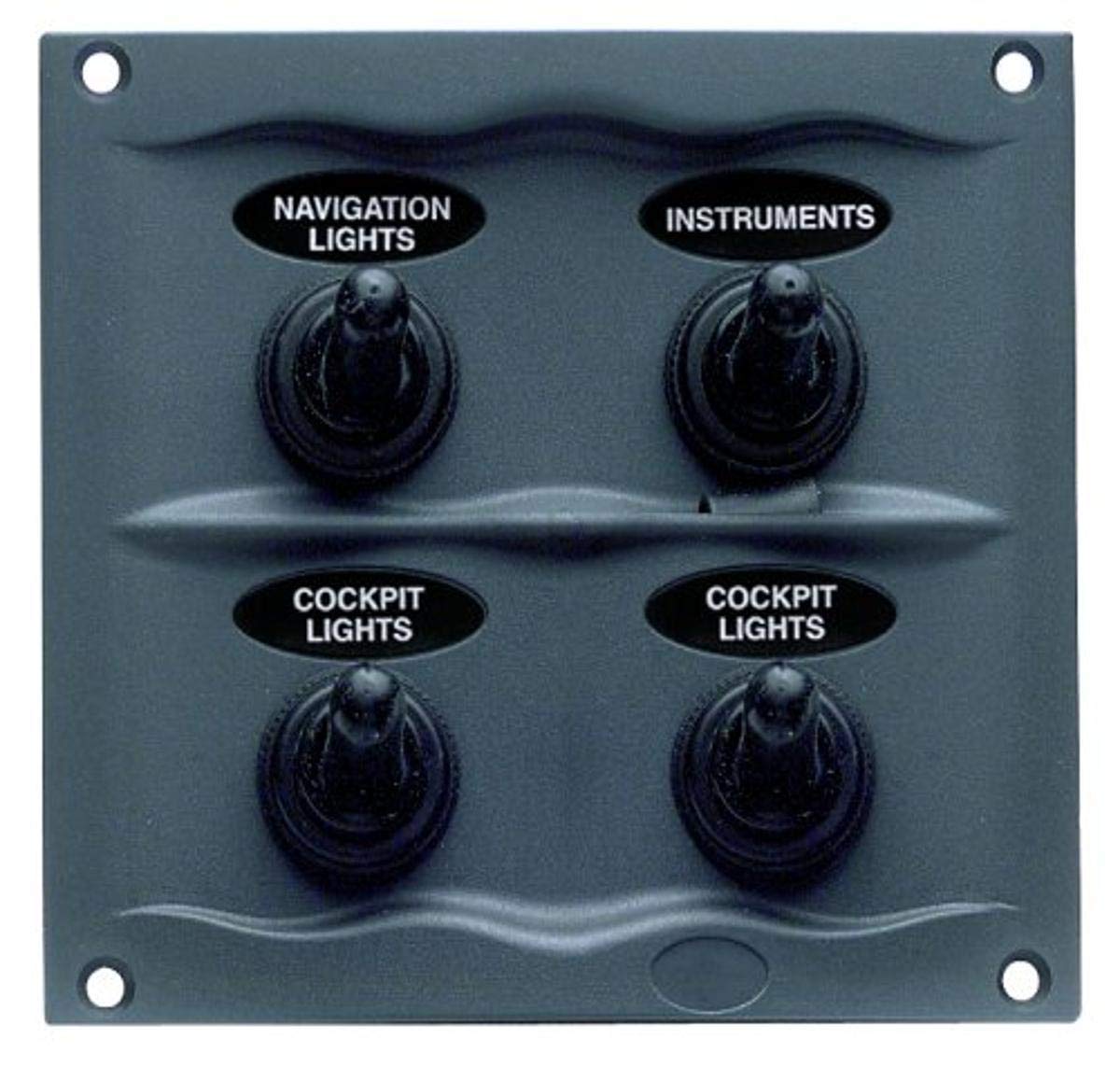 Bep 900-4Wpw Splash Proof Panel - 4 Way - White