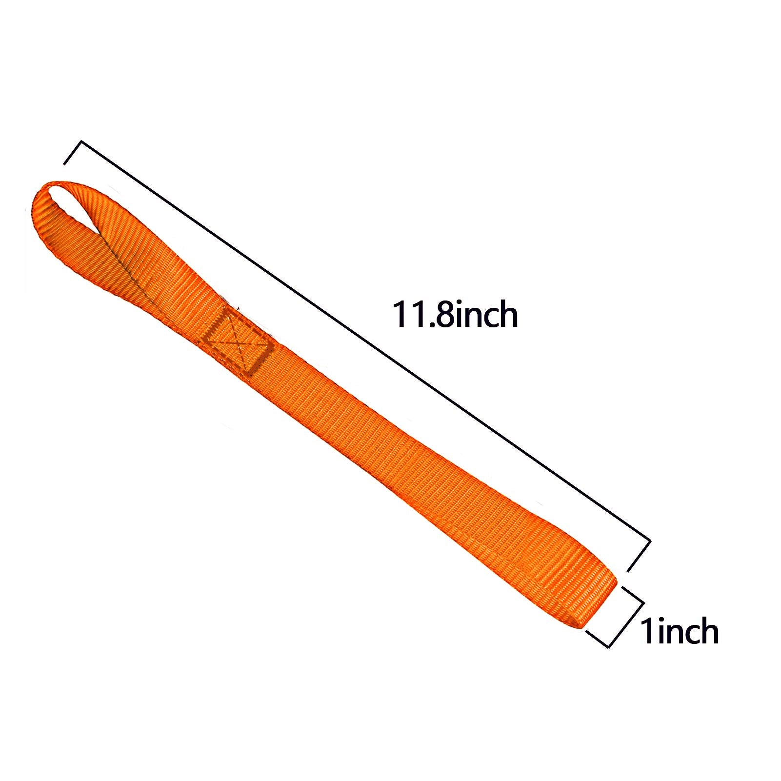 Premium Soft Loop Tie Down Straps, Soft Hook Tie Down Extenders(6Pk), 1 X 12 Heavy Duty Adjustable Stretch Straps Hook Extension