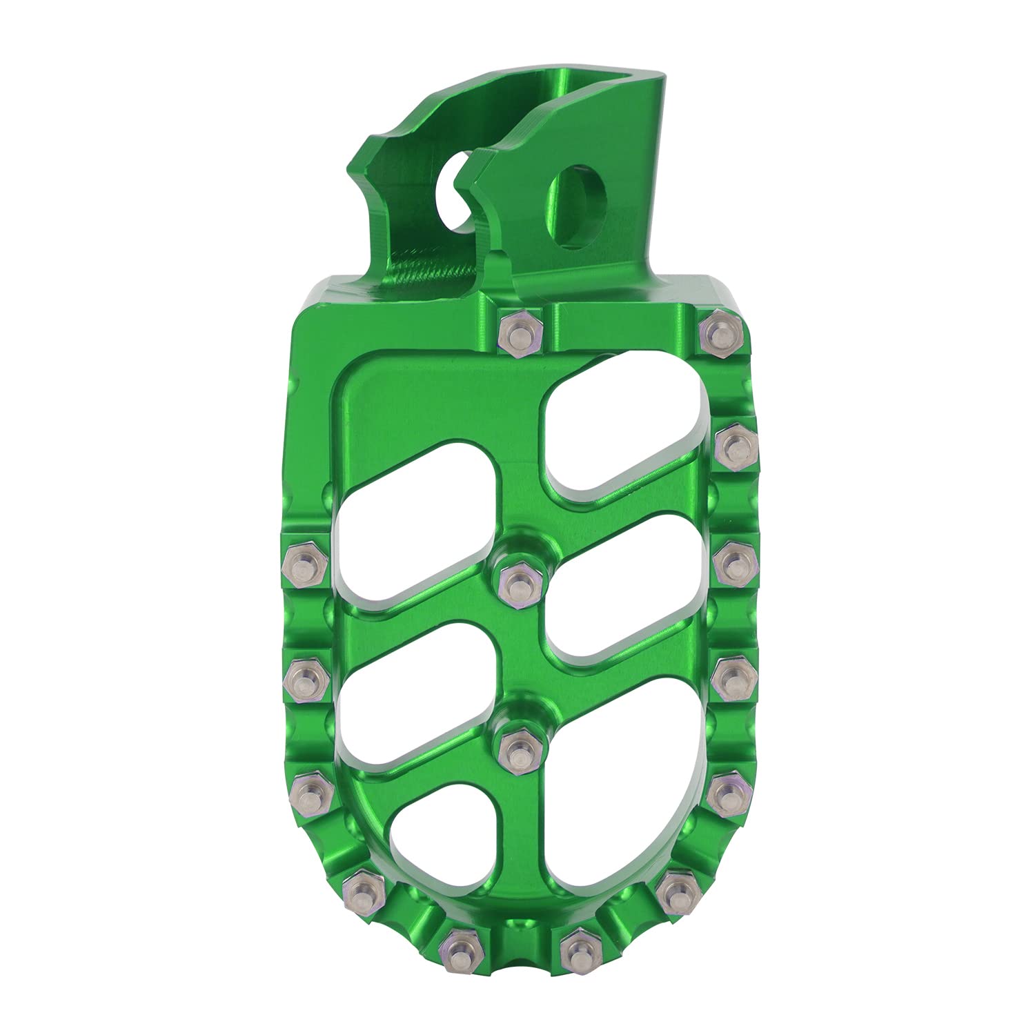 Anxin Foot Pegs Motorcycle Footpegs Foot Pedals Rests Cnc For Klx 110 Klx110 2002-2023 Klx110L 2010-2023 Kx60 1998-2003 Green Oe