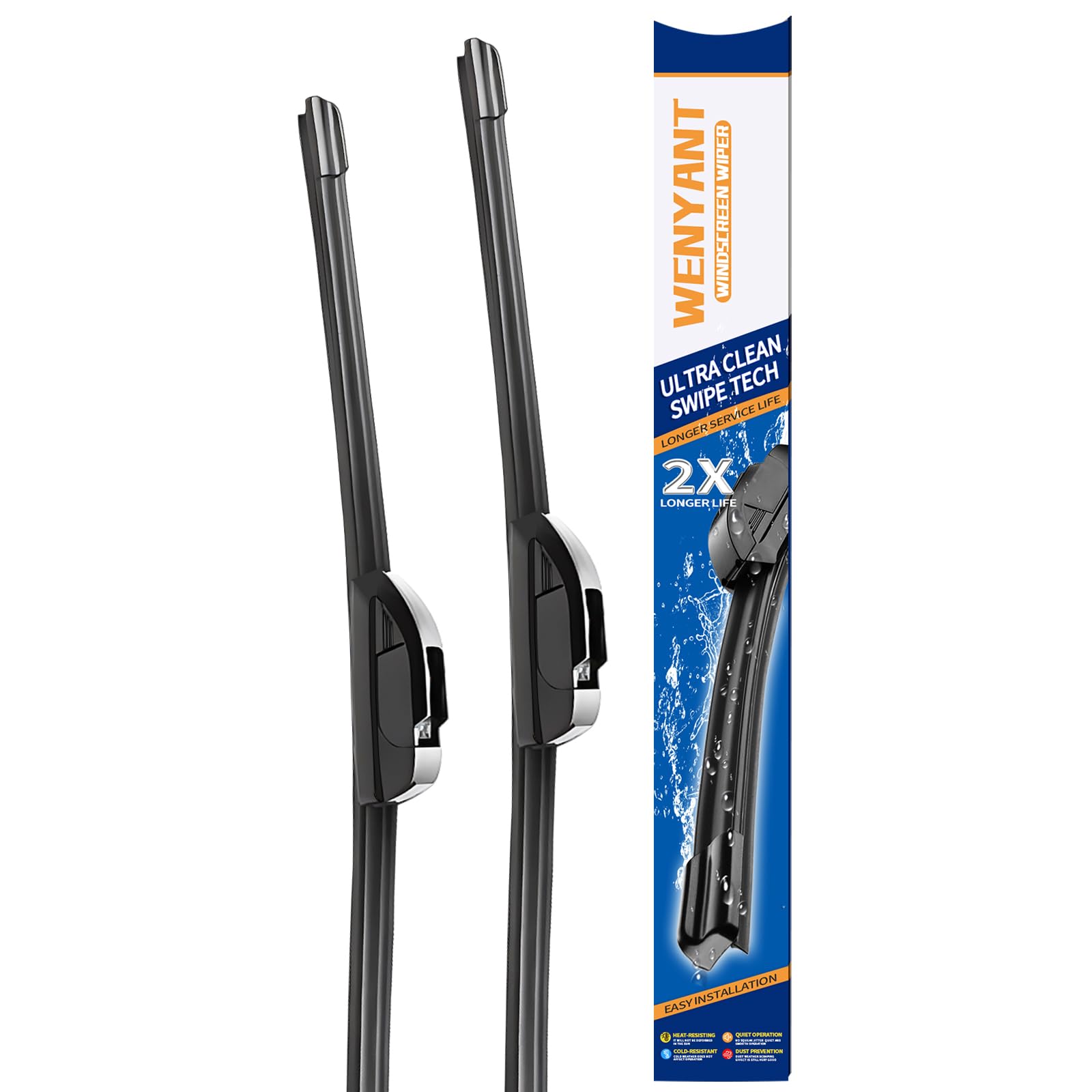 Oem Quality 22 Inch + 14 Inch Universal J/U Hook Front Windshield Wiper Blades For My Car All-Season Automotive Replacement Blad