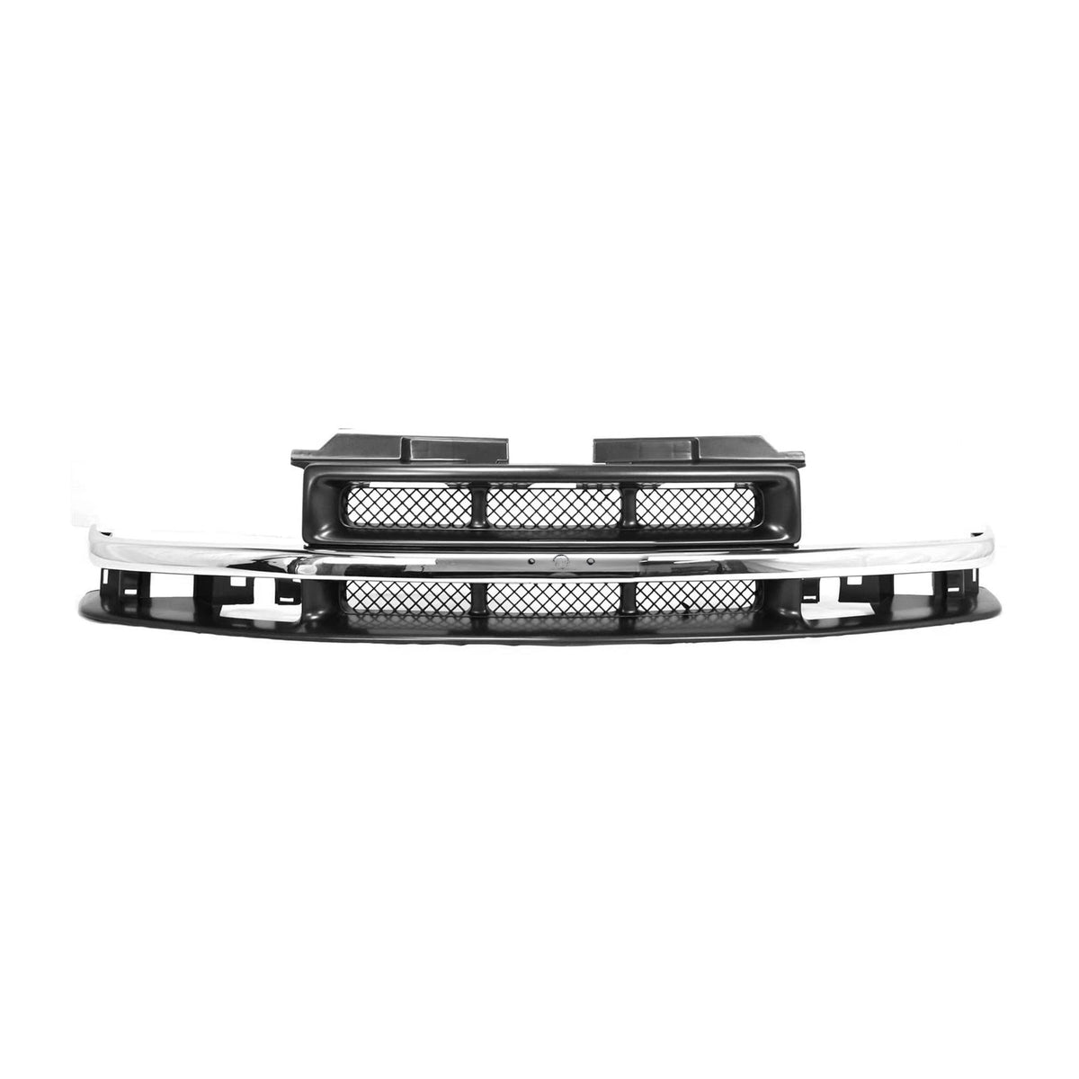 Garage-Pro Grille Assembly Compatible with 1998-2004 Chevrolet S10, 1998-2005 Chevrolet Blazer Paintable Shell and Mesh Insert