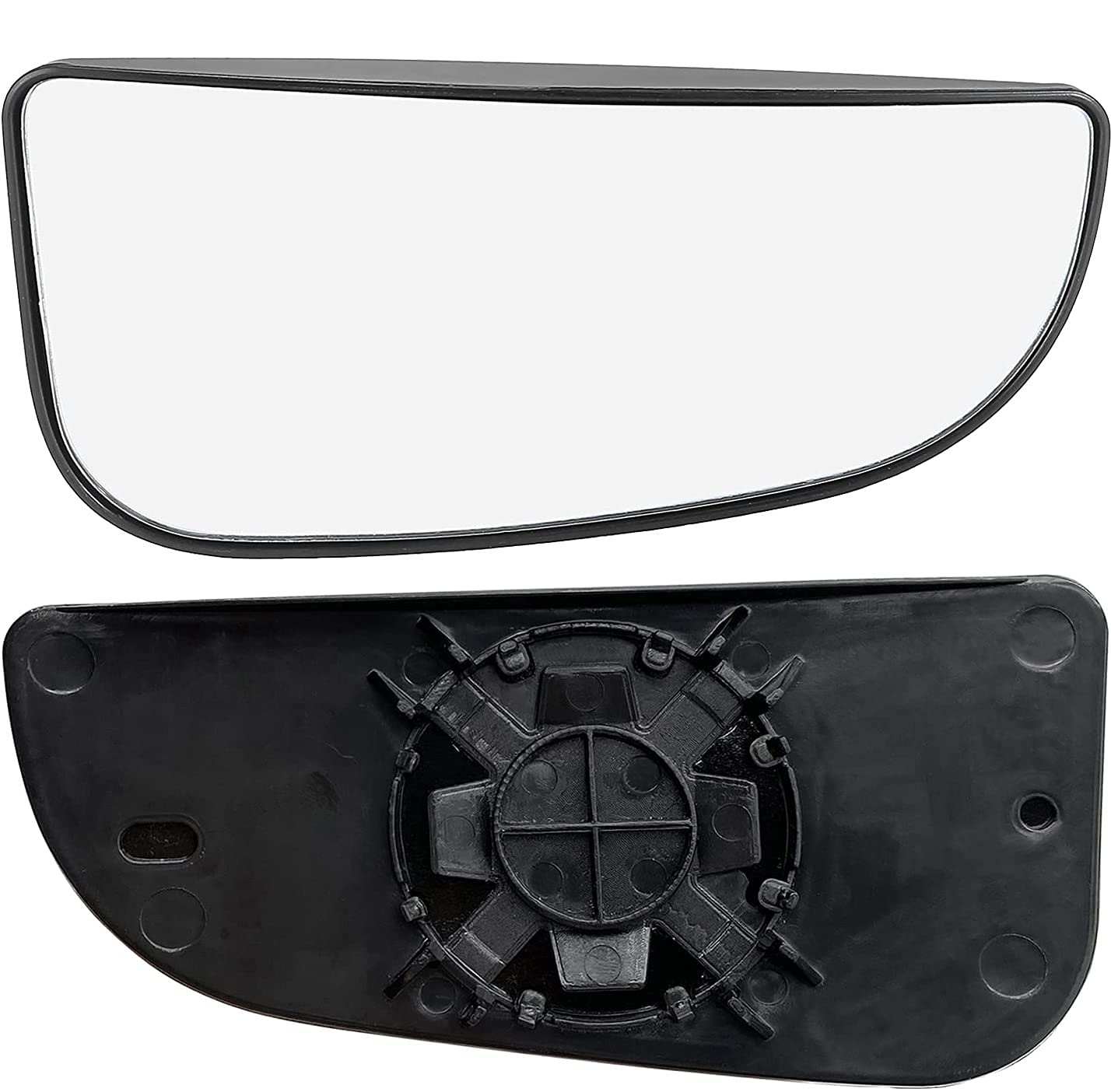 Papegia Ram Passenger Side Lower Mirror Glass - 2009-2020 Dodge Ram 1500 2500 3500 4500 5500, Convex, with Bracket,