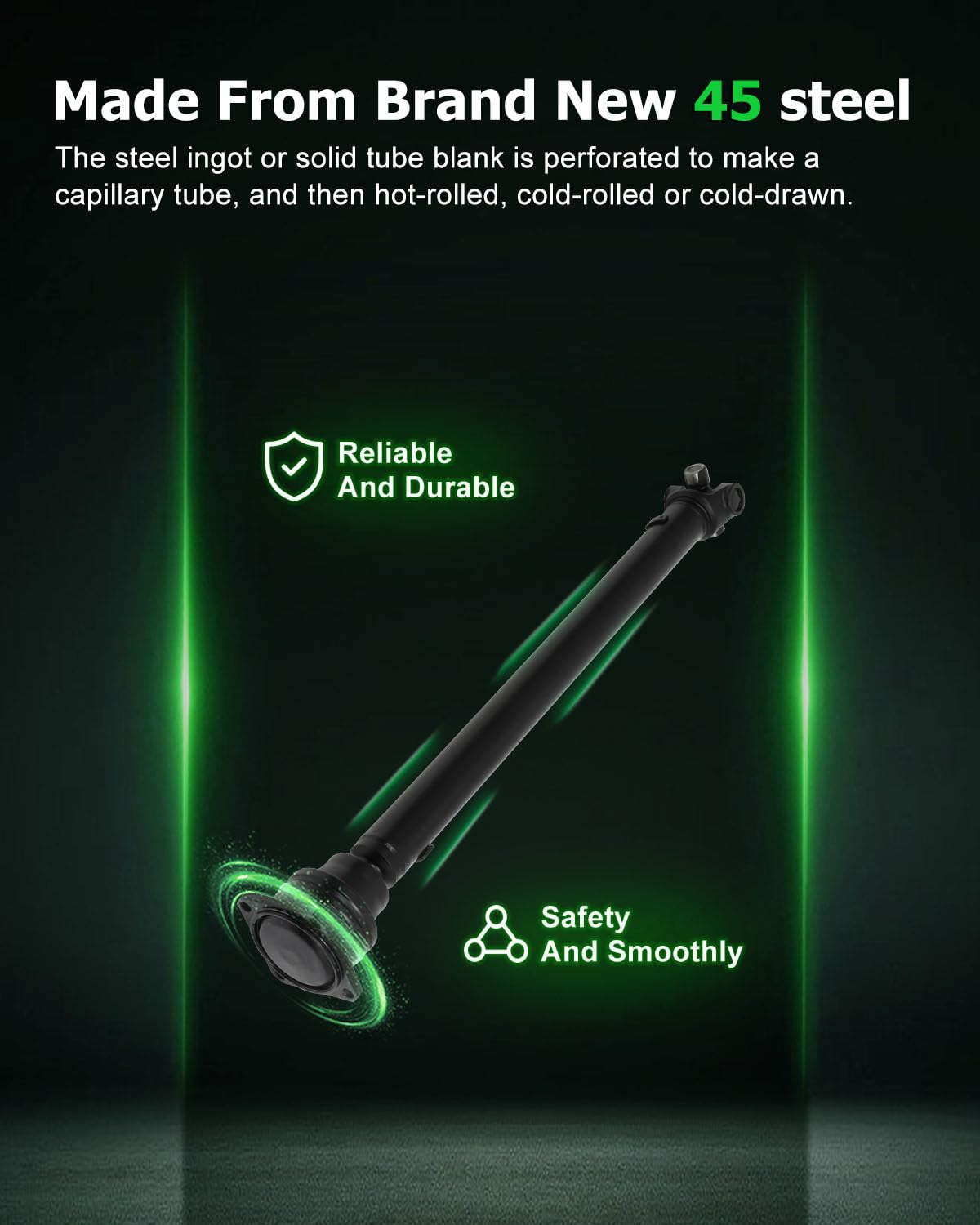 SCITOO 29.625'' Front Drive shaft Assembly Propeller Shaft Compatible For Hummer H3 2006-2010,For Hummer H3T 2009-2010 65-9492 9